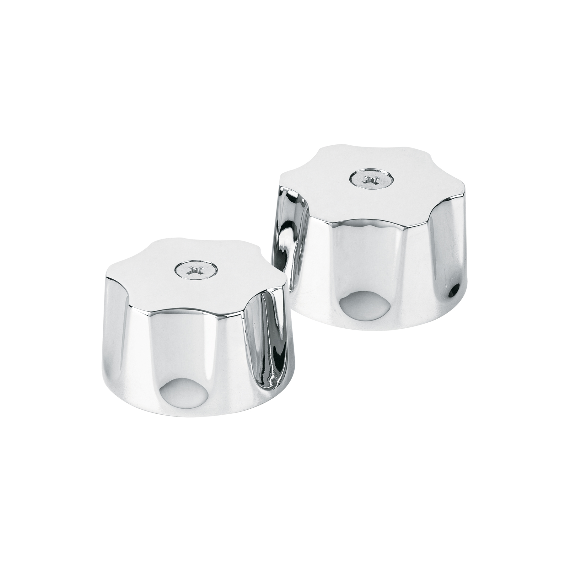 JUEGO DE 2 MANERALES PARA LAVABO Y FREGADERO METÁLICOS, AQUA