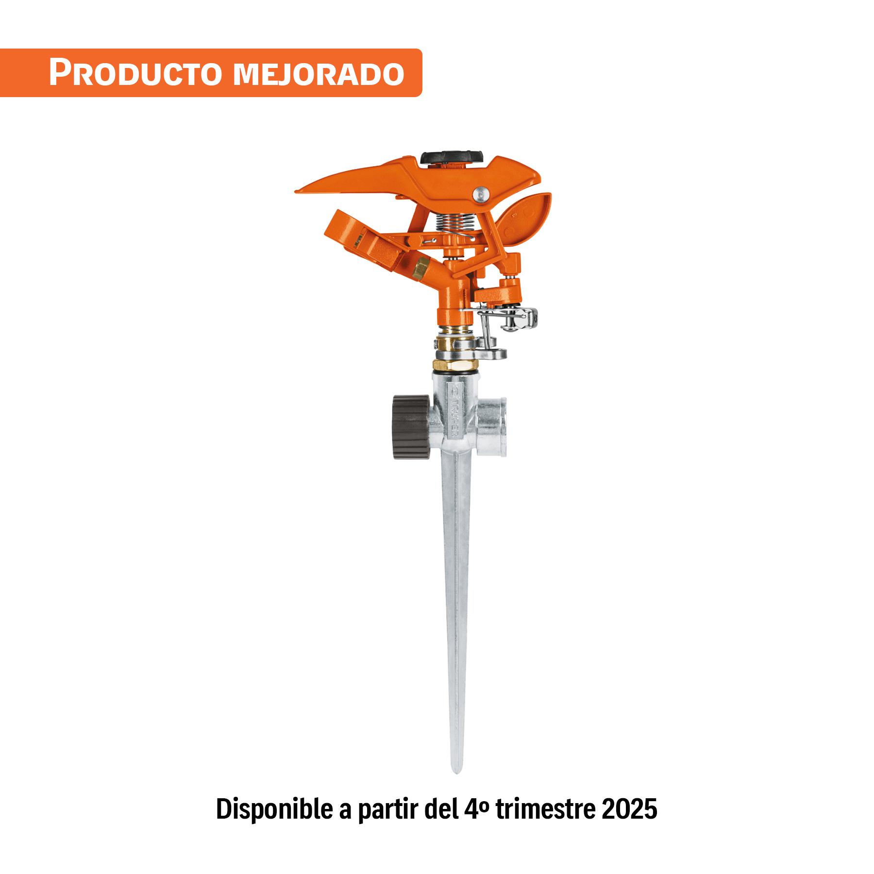 ASPERSOR METÁLICO DOS VÍAS, ESTACA DE 11', TRUPER