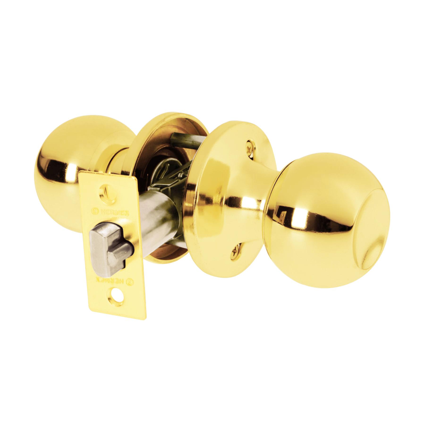 CERRADURA ESFERA TUBULAR, ENTRADA, BRILLANTE, BLÍSTER, BASIC