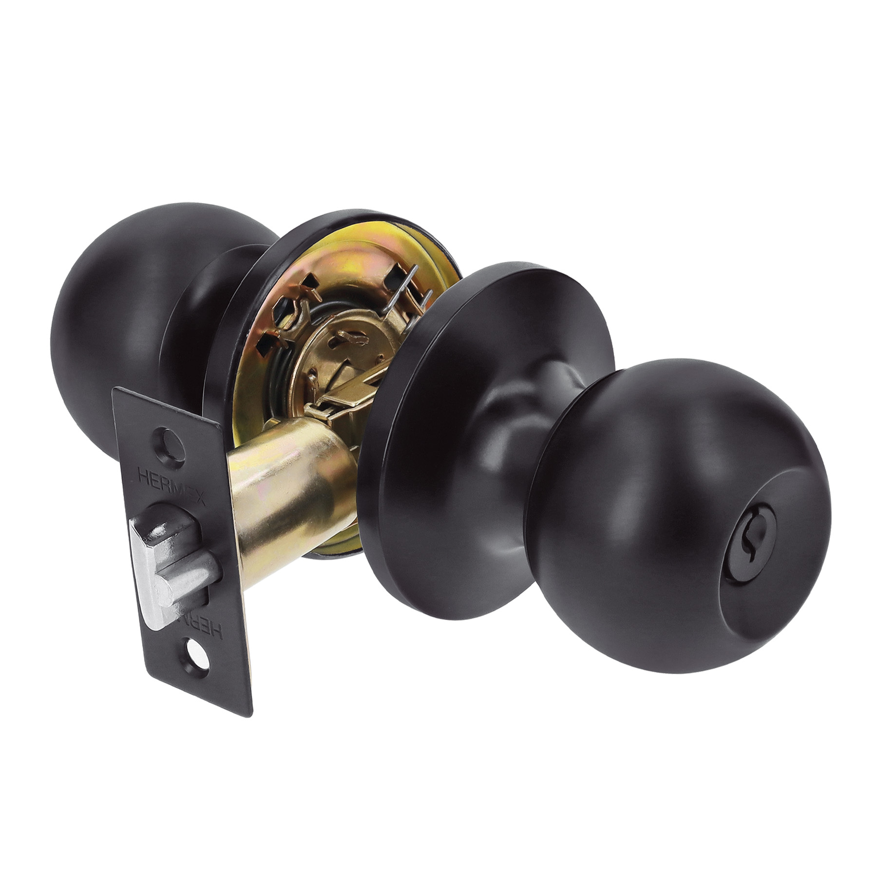 CERRADURA TIPO ESFERA TUBULAR, PARA ENTRADA, NEGRO