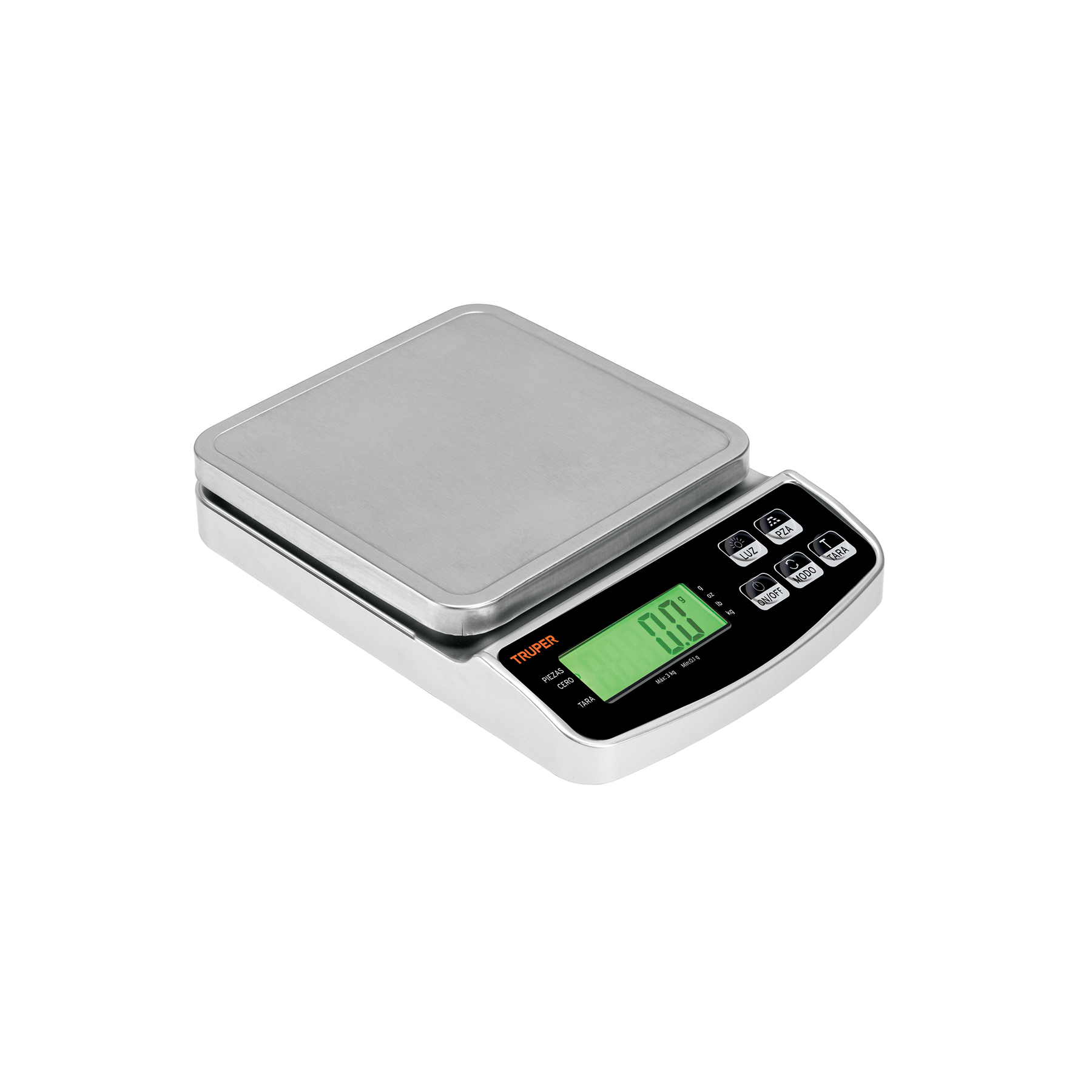 BÁSCULA DIGITAL DE PRECISIÓN, 3KG, TRUPER