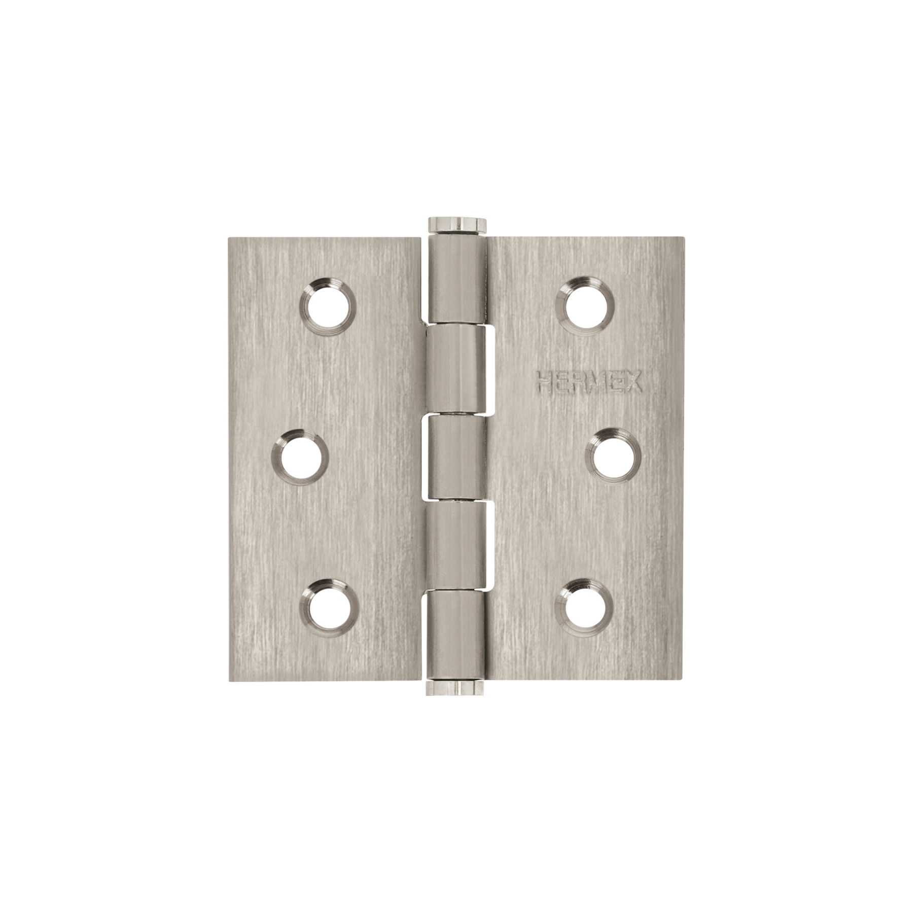 BISAGRA CUADRADA 2-1/2' ACERO INOX, CABEZA PLANA, HERMEX