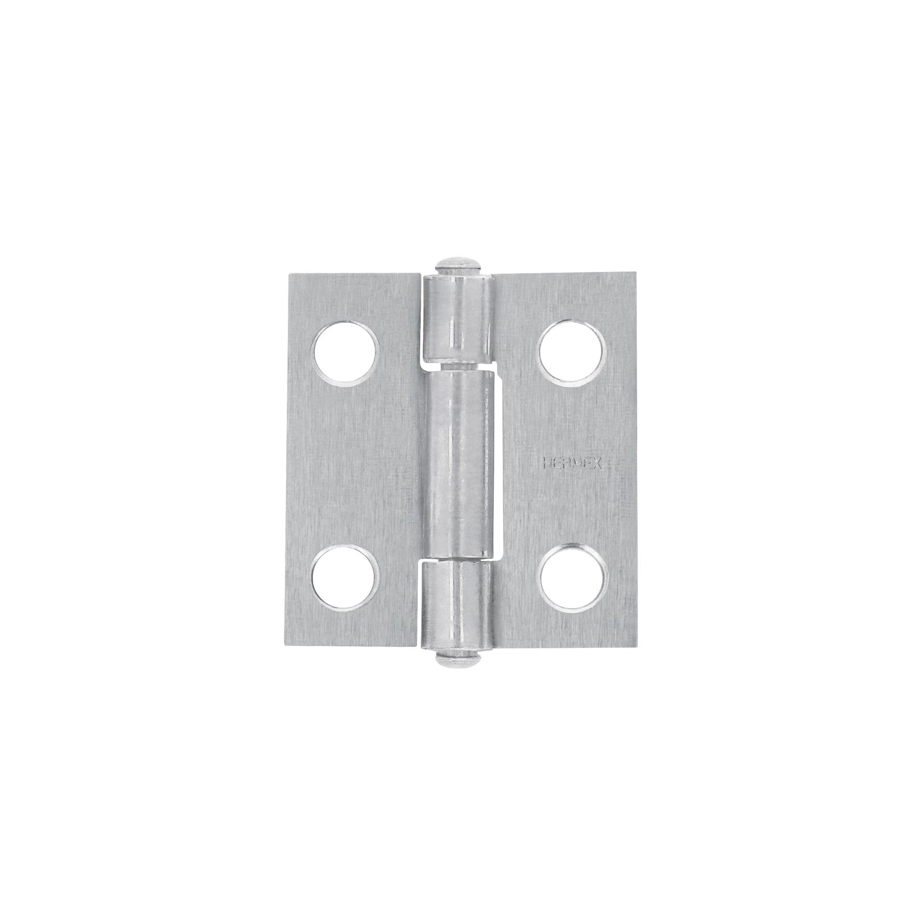 BISAGRA RECTANGULAR 1' ACERO PULIDO, HERMEX