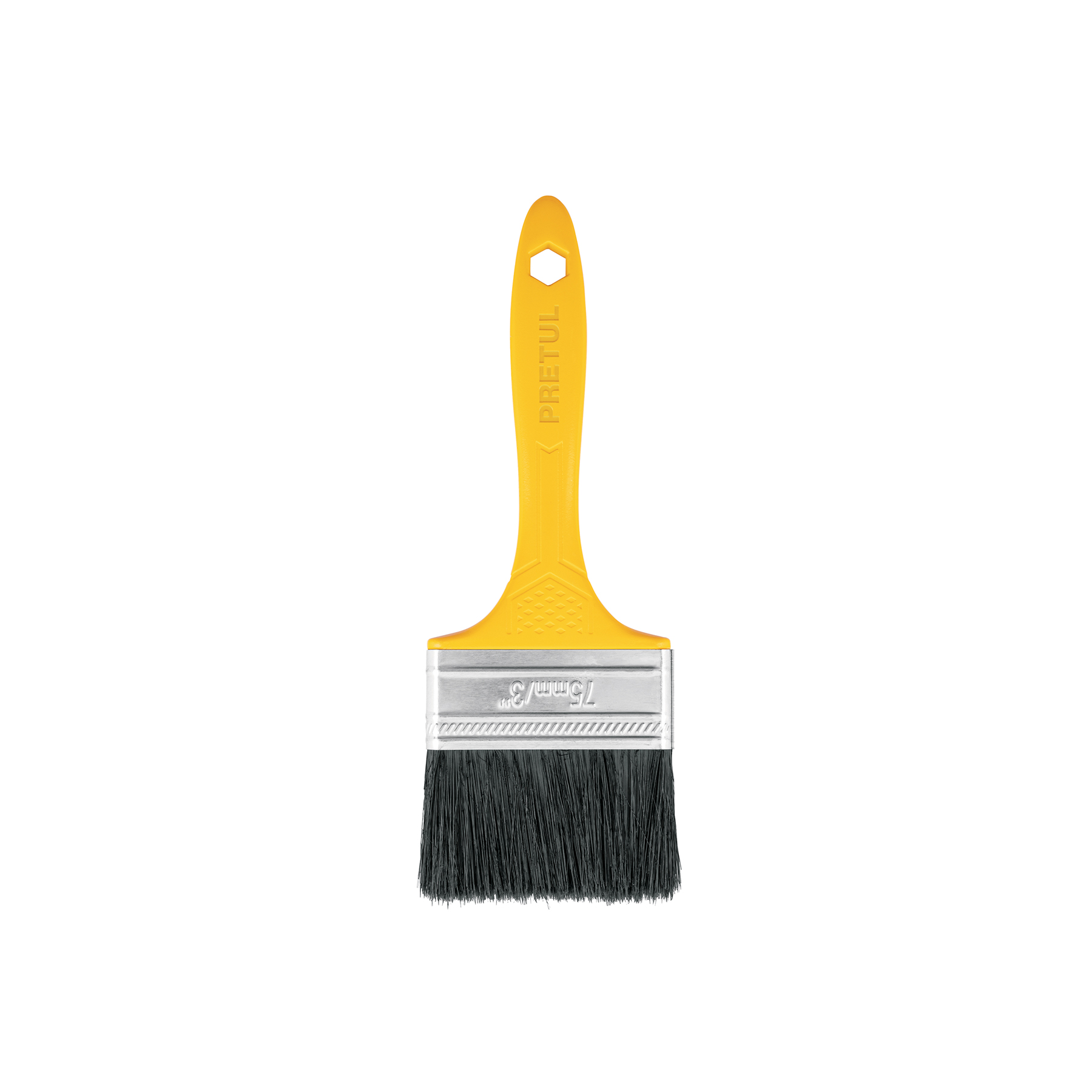 BROCHA USO GENERAL DE 3' CON MANGO DE PLÁSTICO, PRETUL