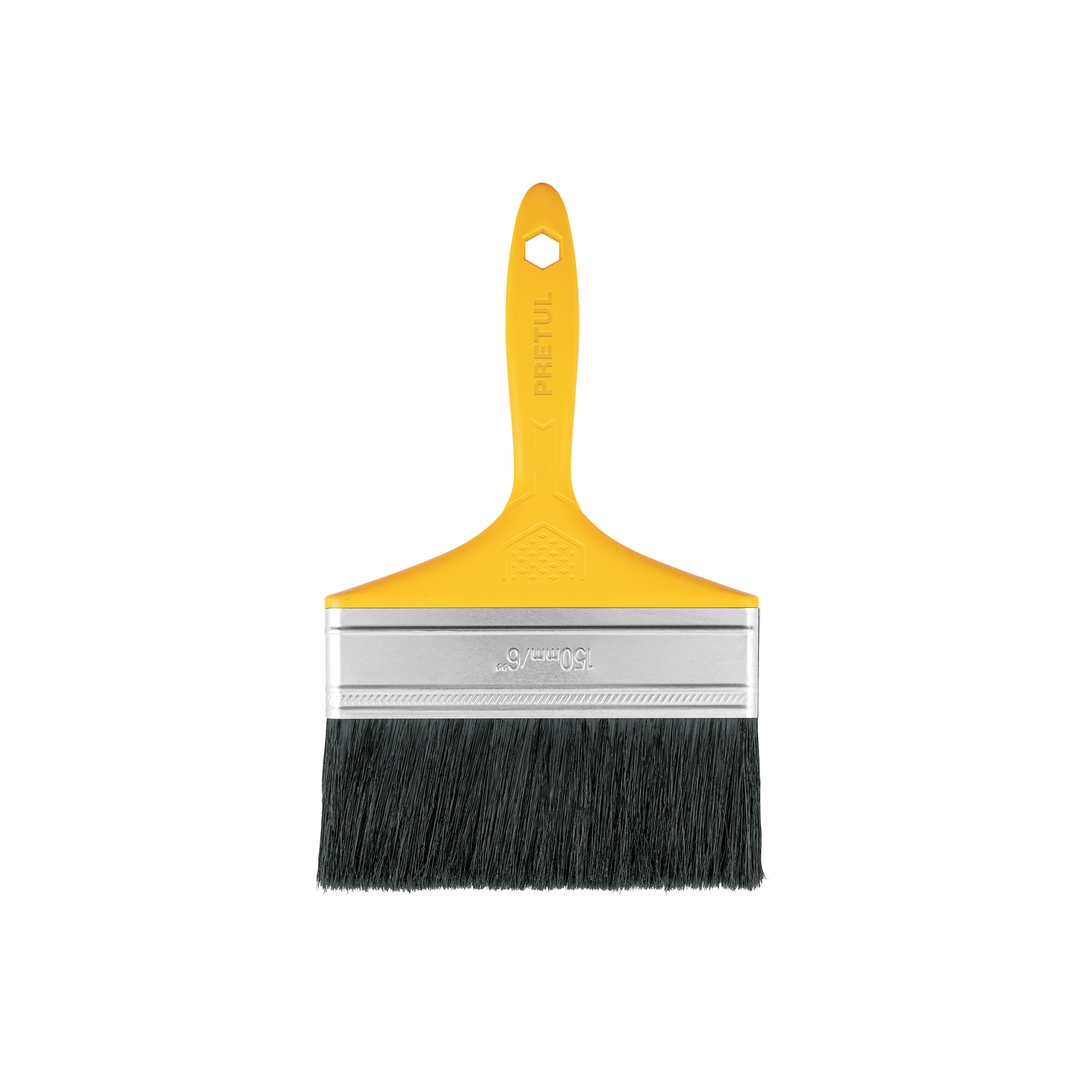 BROCHA USO GENERAL DE 6' CON MANGO DE PLÁSTICO, PRETUL