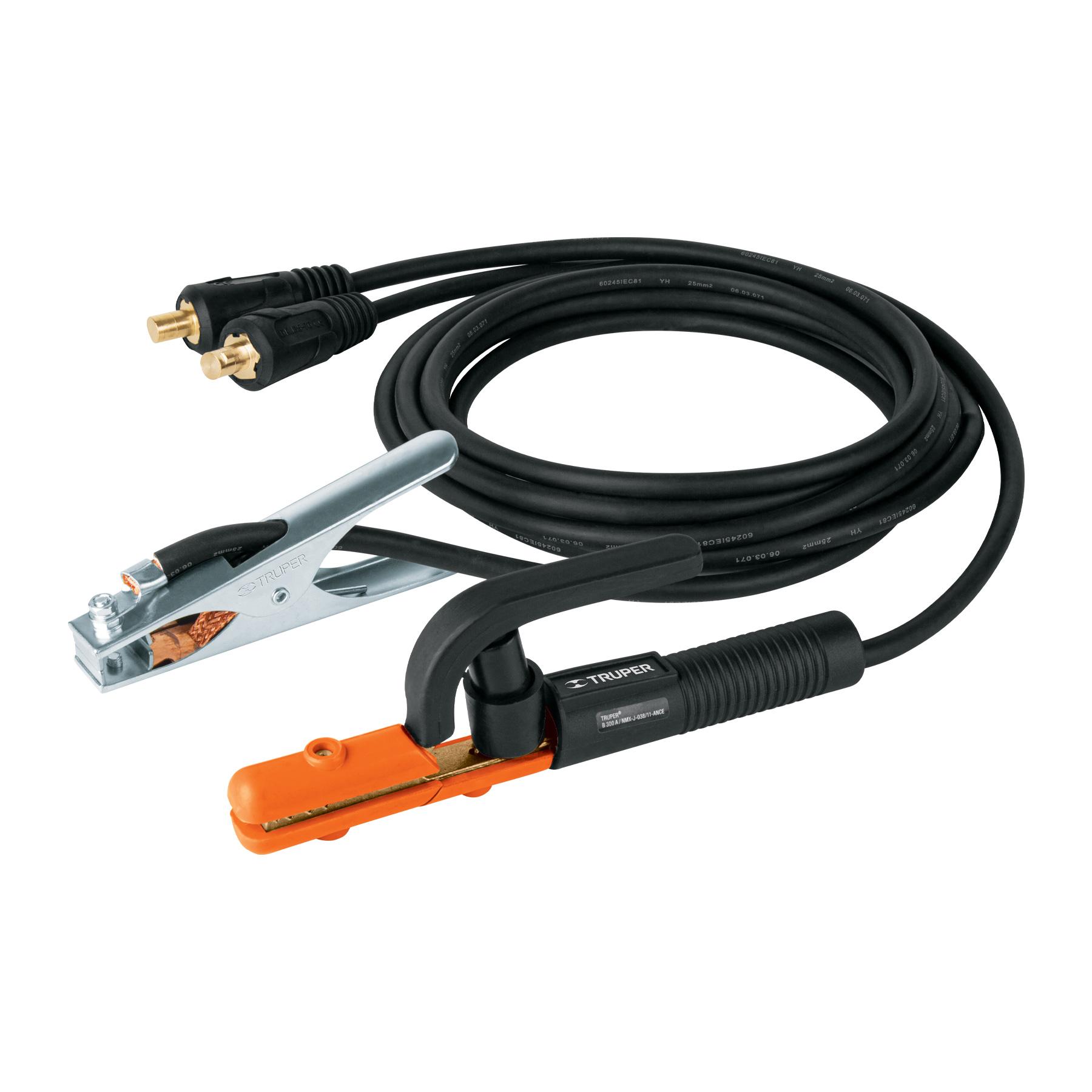 CABLE PARA SOLDADORA SOMI-210X, CON PINZA DE TIERRA, TRUPER