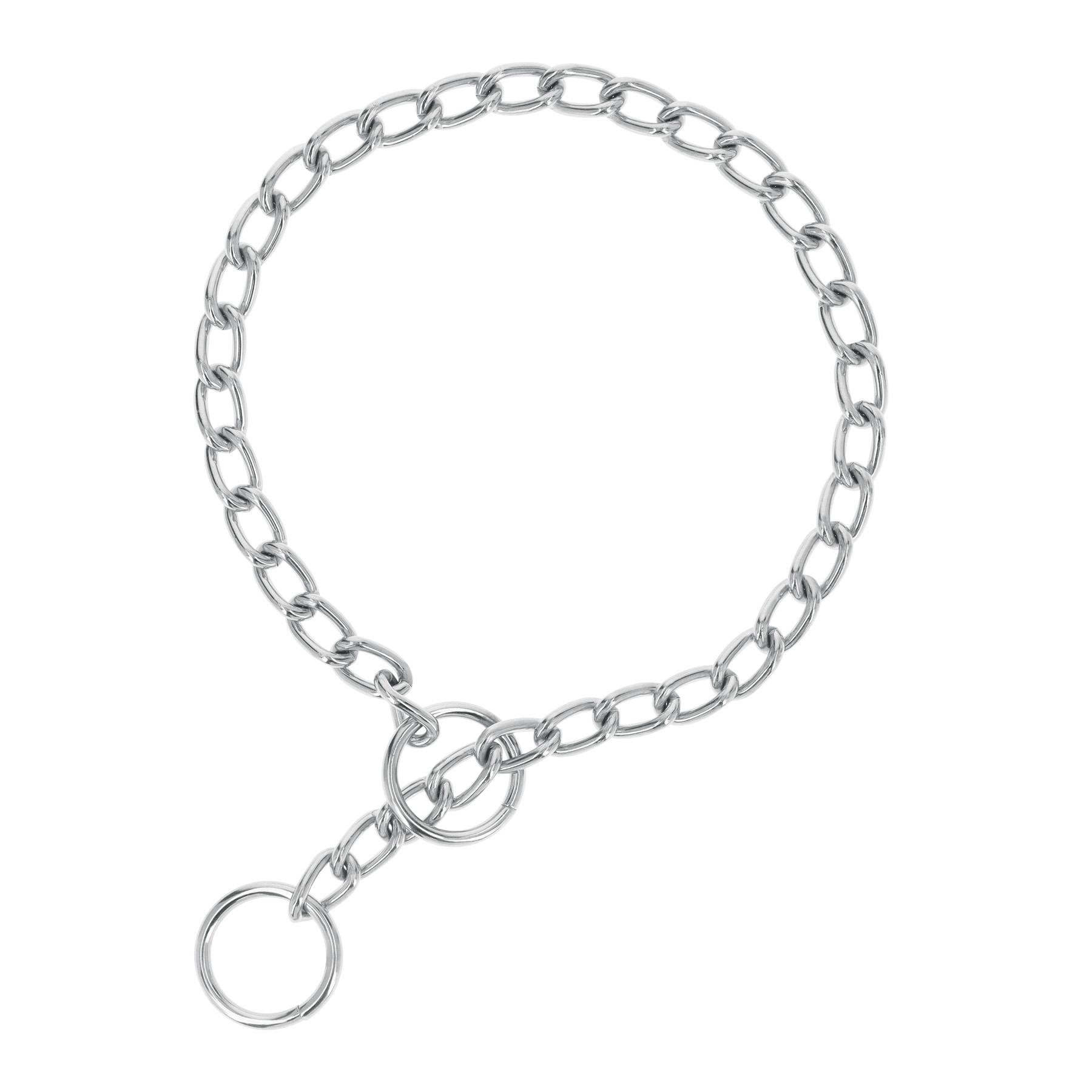 COLLAR DE ENTRENAMIENTO PARA PERRO, 50 CM, ESLABÓN DE 3 MM