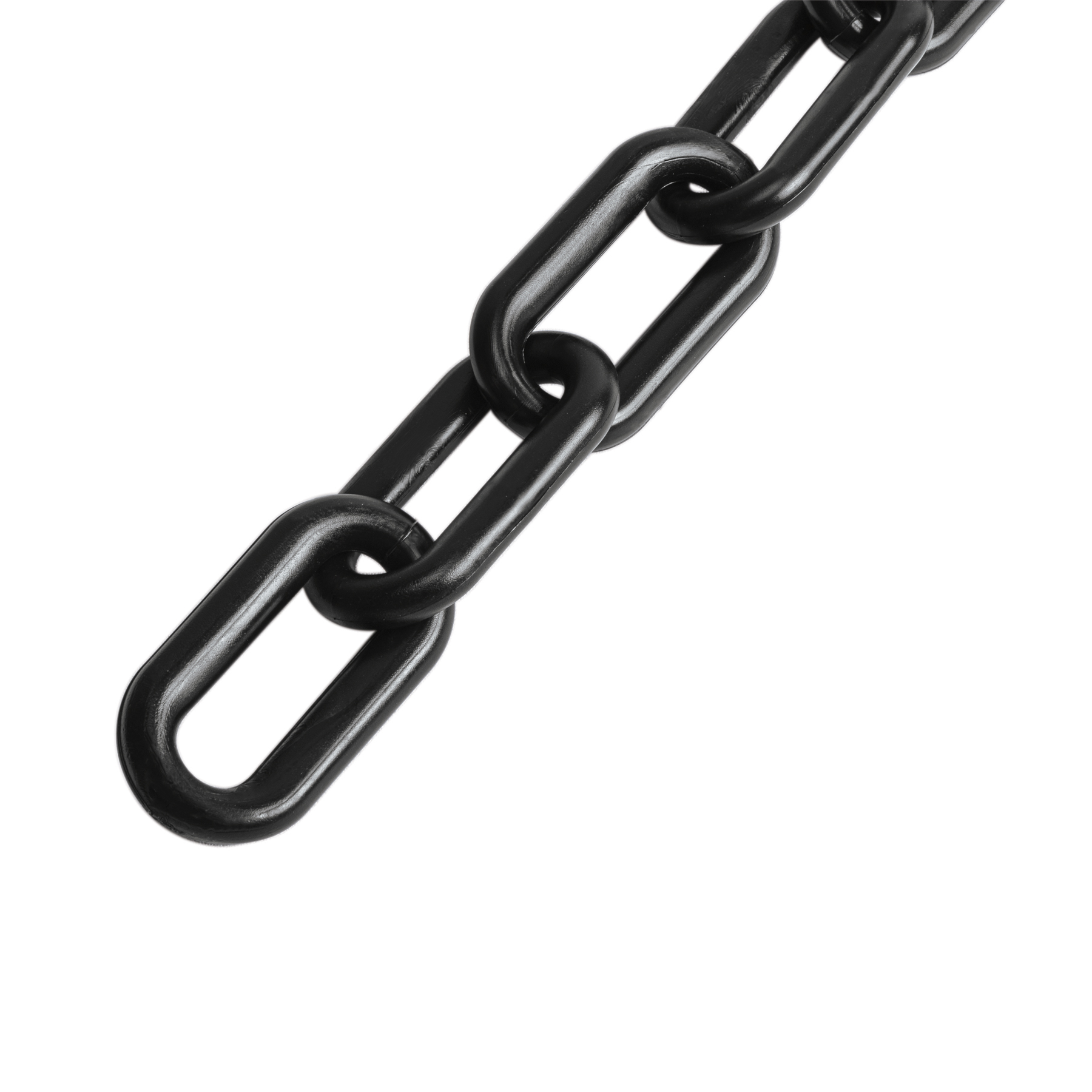 METRO DE CADENA DE 8 MM DE PLÁSTICO NEGRA, CARRETE DE 25 M
