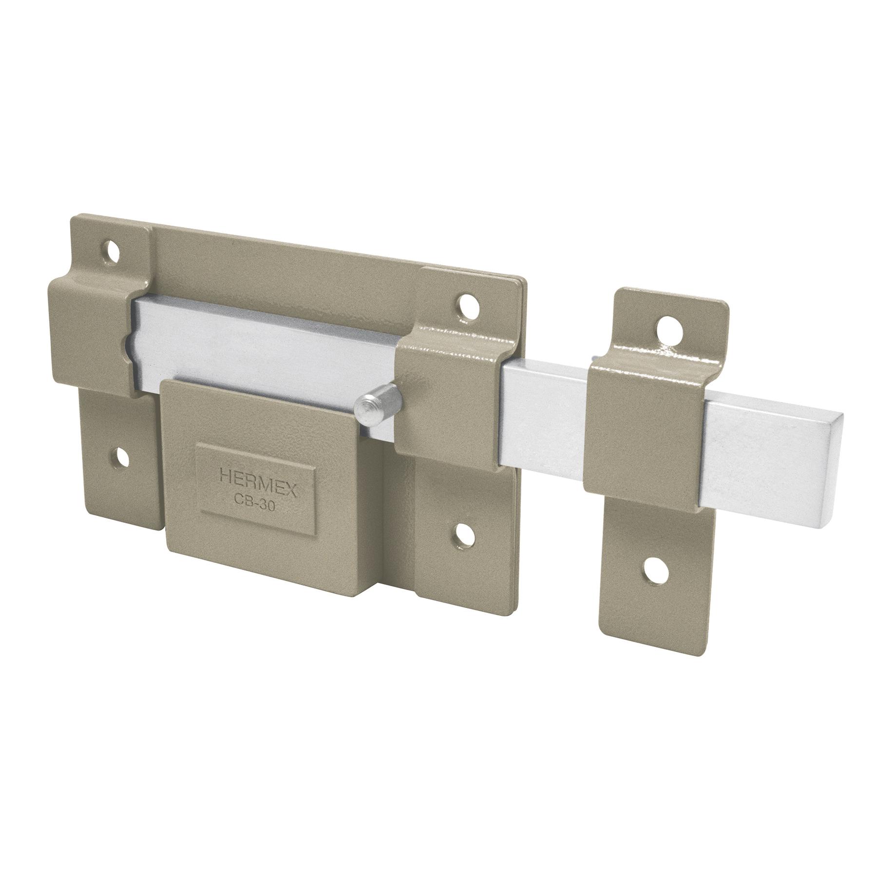 CERRADURA DE BARRA FIJA, CILINDRO EXTERIOR, HERMEX