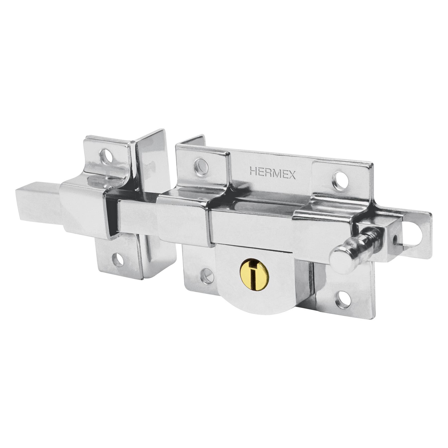 CERRADURA DE BARRA FIJA, IZQUIERDA, HERMEX
