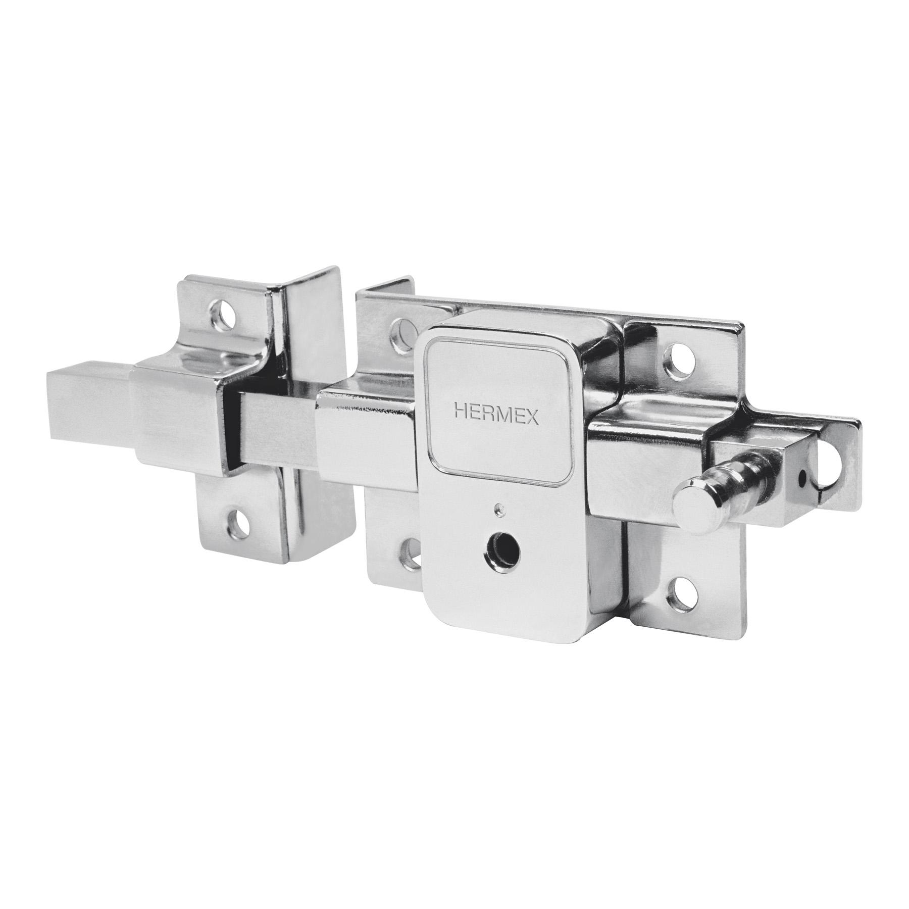 CERRADURA DE BARRA FIJA, LLAVE TETRA, IZQUIERDA, HERMEX