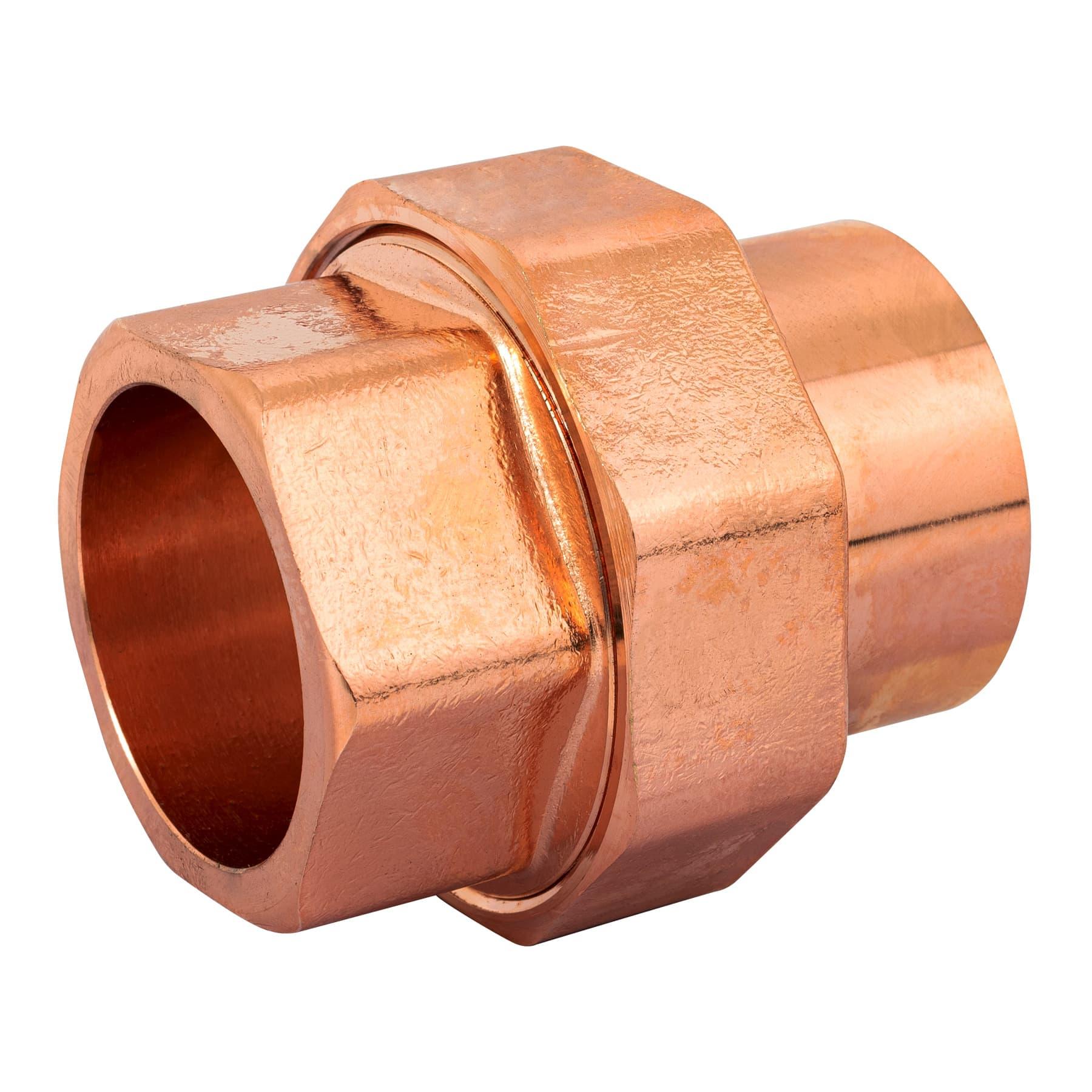 TUERCA UNIÓN DE LATÓN COBRIZADO 1-1/2', FOSET