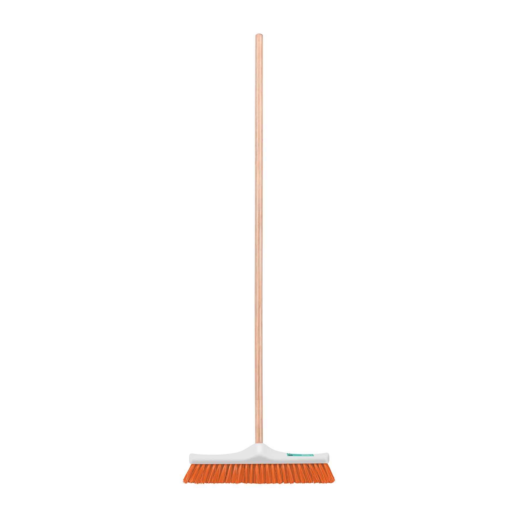 CEPILLO INDUSTRIAL CERDA RÍGIDA DE 40 CM, BASTÓN DE MADERA