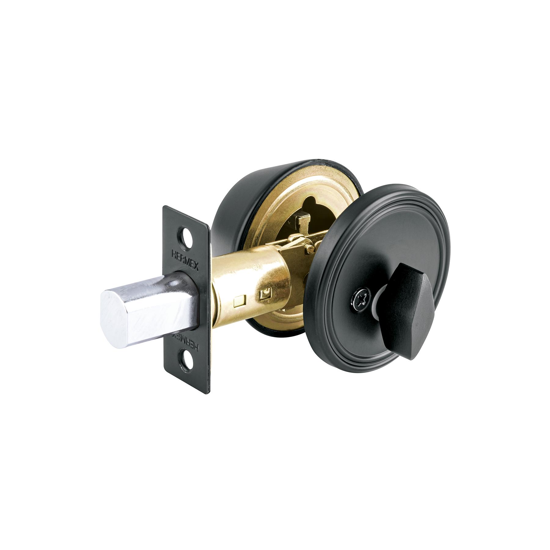 CERROJO LLAVE-MARIPOSA ACABADO NEGRO LLAVE DE PUNTOS