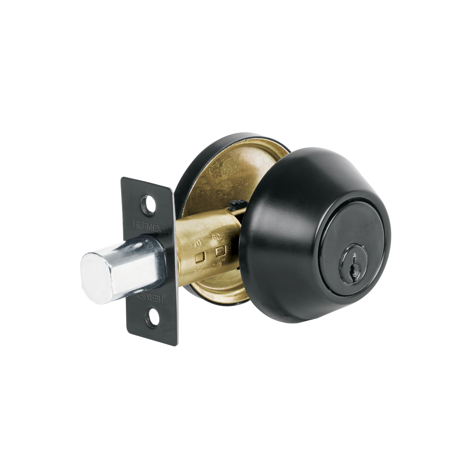 CERROJO LLAVE-LLAVE ACABADO NEGRO, LLAVE TRADICIONAL