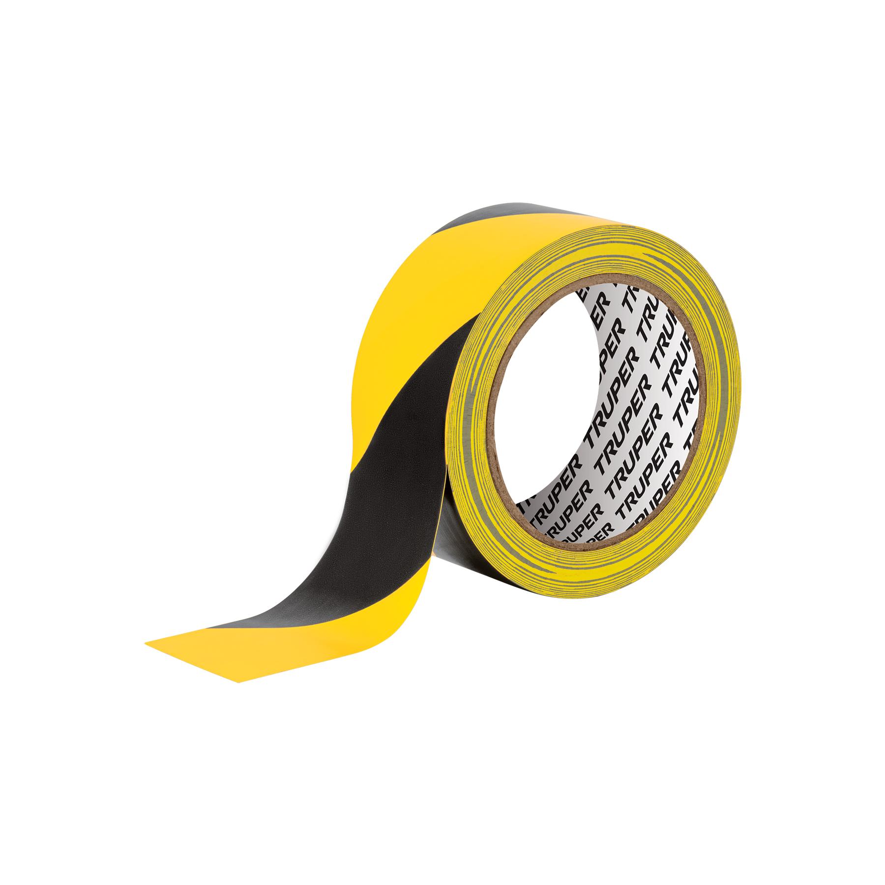 ROLLO DE 33 M DE CINTA DELIMITADORA AMARILLA / NEGRO, TRUPER