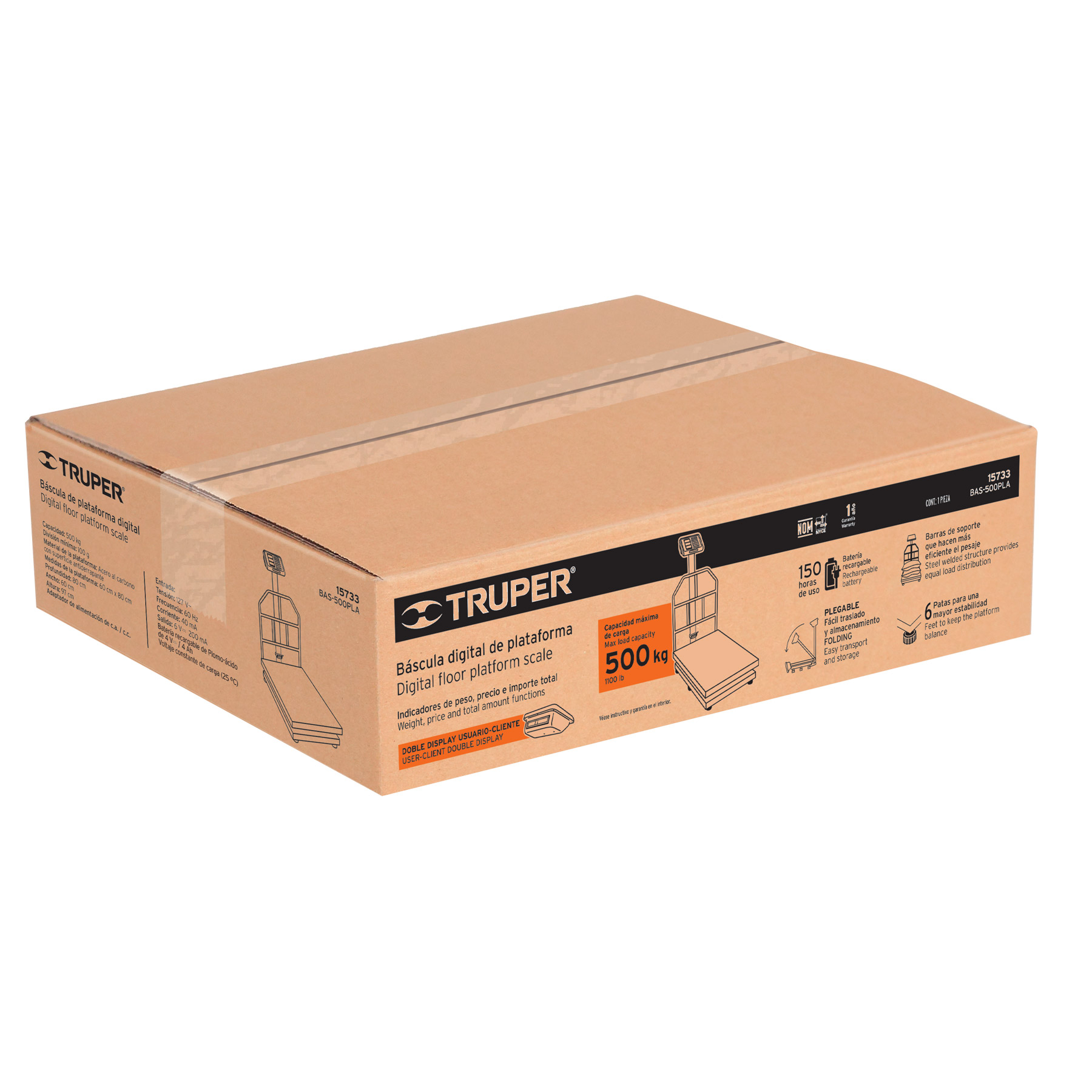 CAJA DE EMPAQUE DE REPUESTO PARA BAS-500PLA, TRUPER