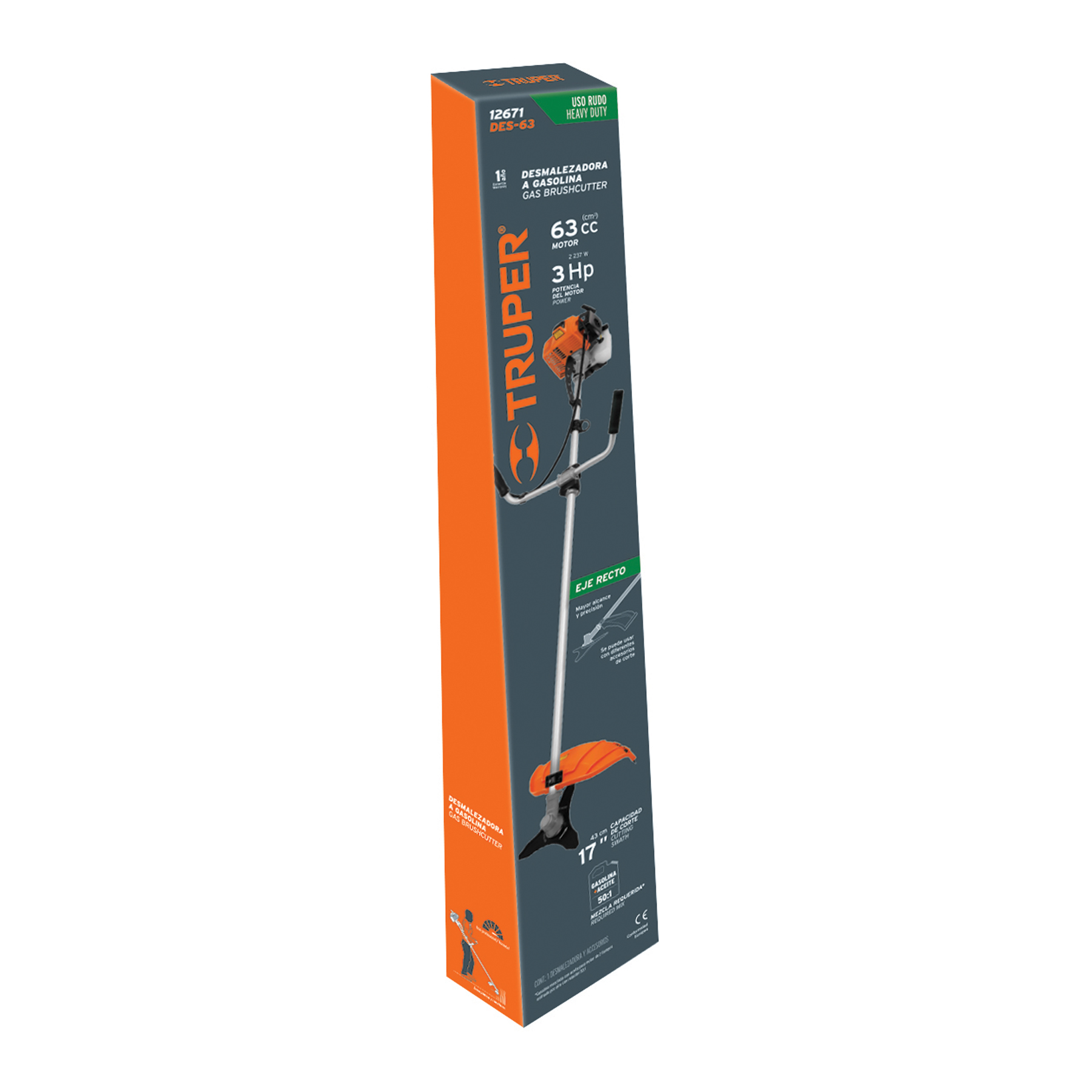CAJA DE EMPAQUE DE REPUESTO PARA DES-63, TRUPER