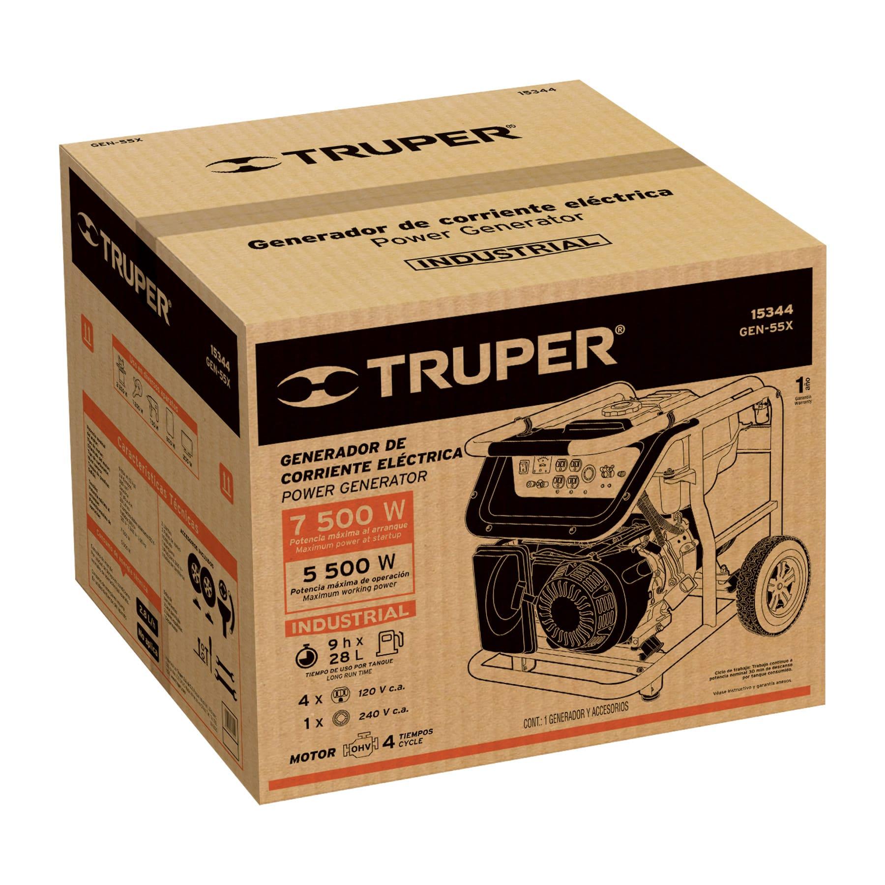 CAJA DE EMPAQUE DE REPUESTO PARA GEN-55X, TRUPER