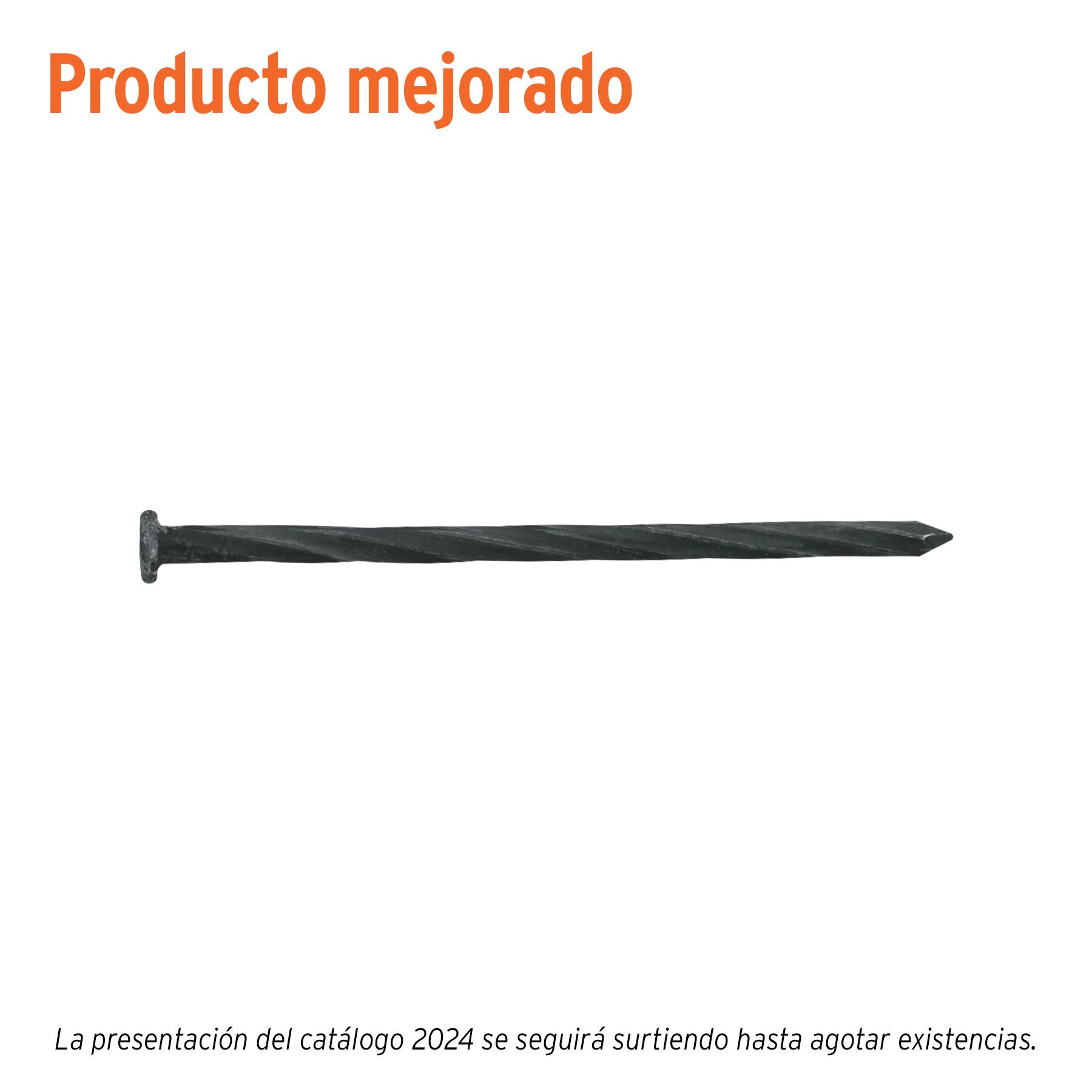 KILO DE CLAVO PARA CONCRETO 3-1/2' NEGRO, CAJA DE 25 KG