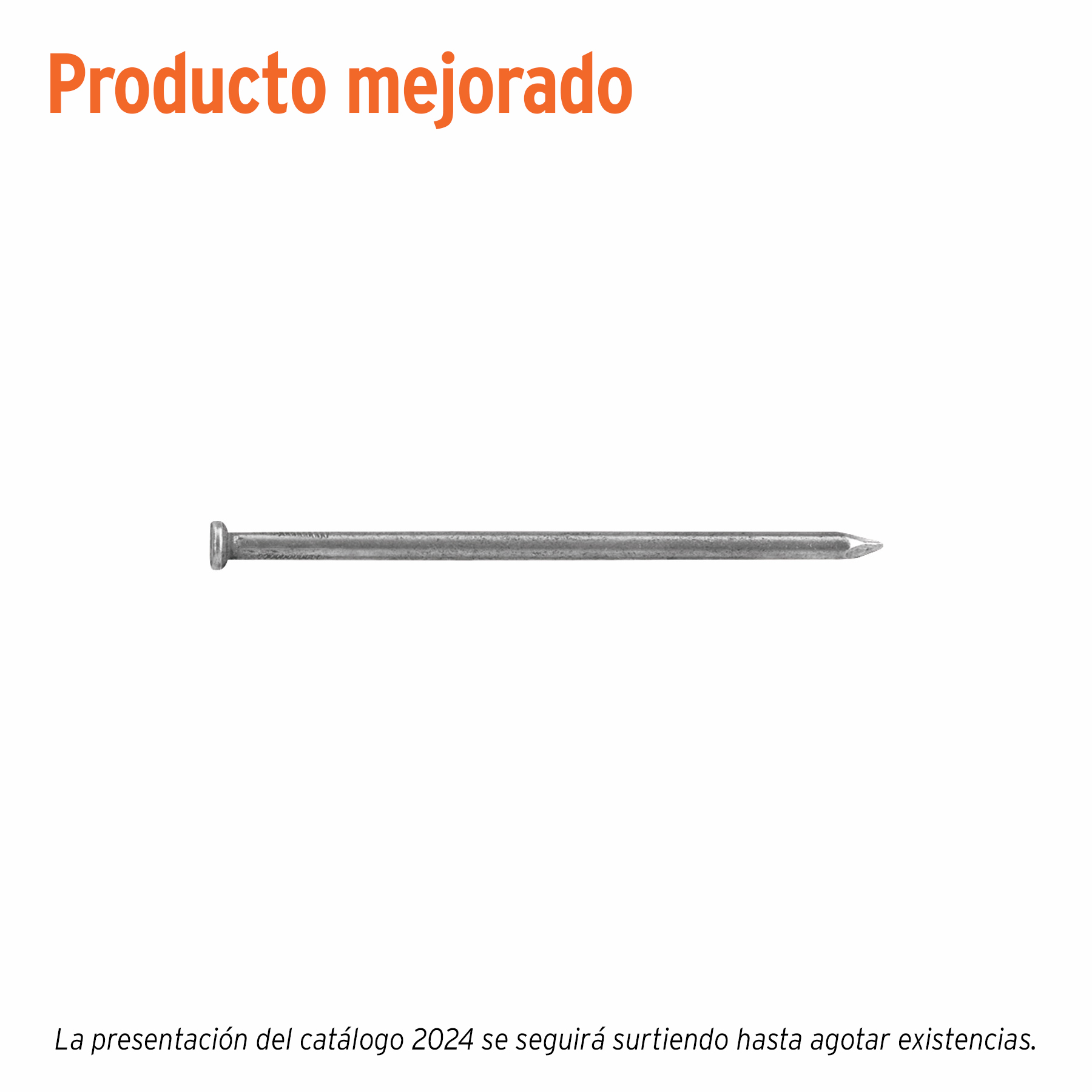 BOLSA CON 1 KG DE CLAVO ESTÁNDAR 3-1/2' CON CABEZA, FIERO