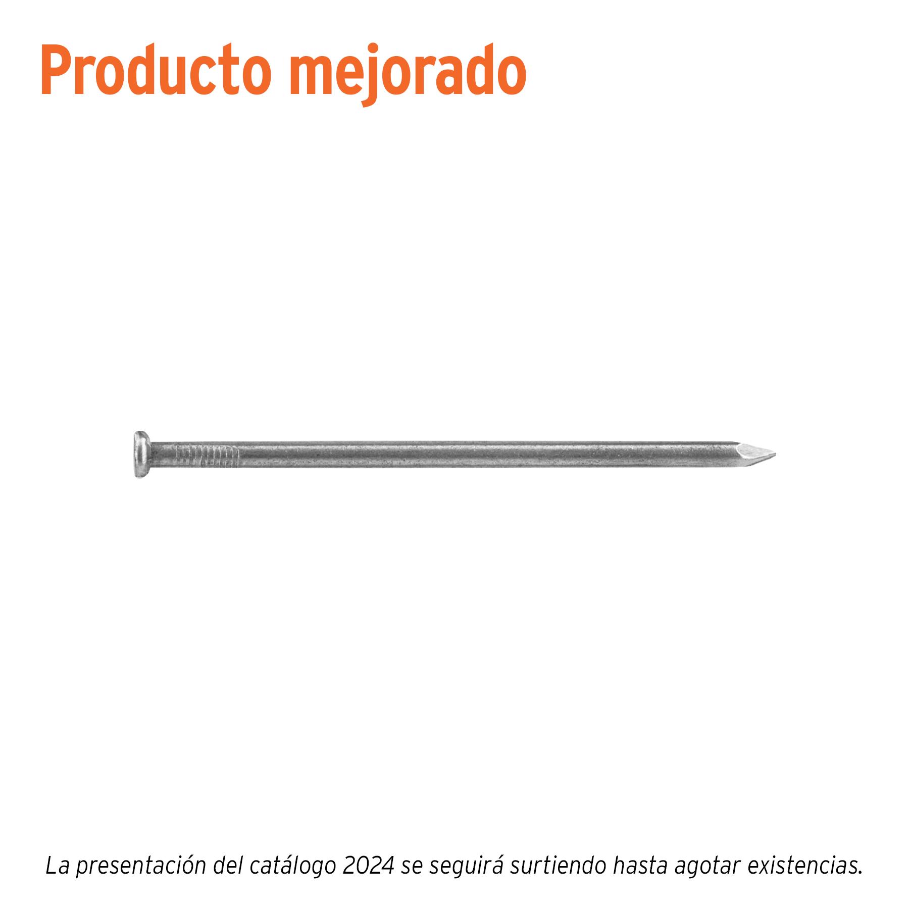 KILO DE CLAVO ESTÁNDAR 4' CON CABEZA EN CAJA DE 10 KG, FIERO