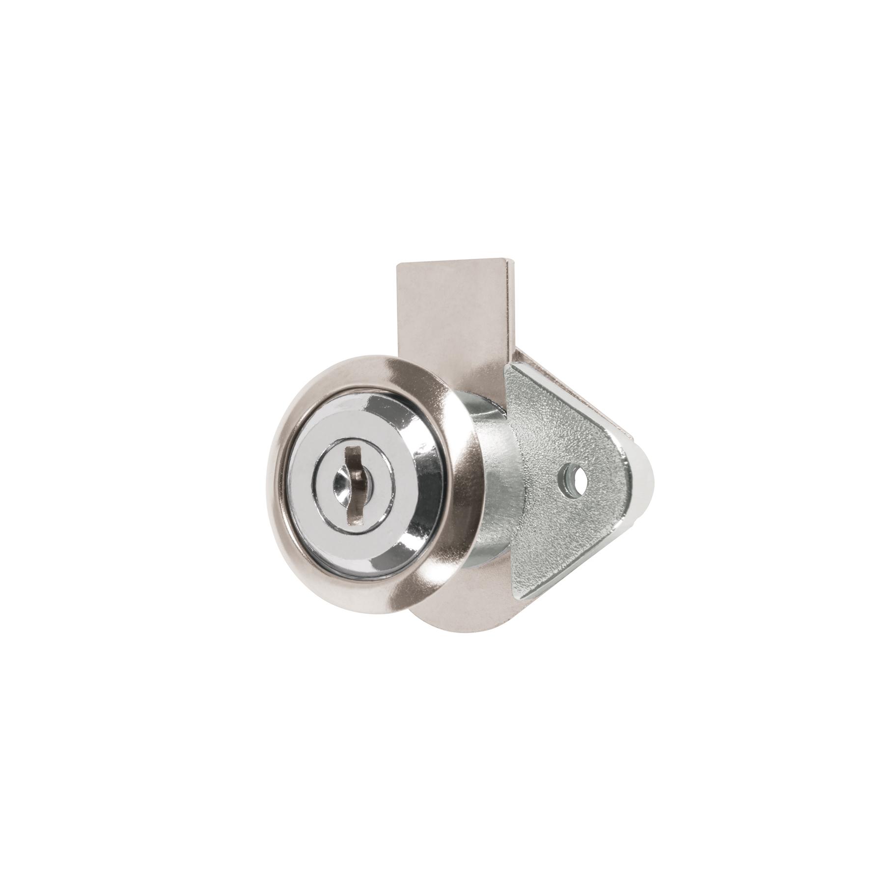 CERRADURA PARA MUEBLE, MODELO 21, CROMO, HERMEX BASIC