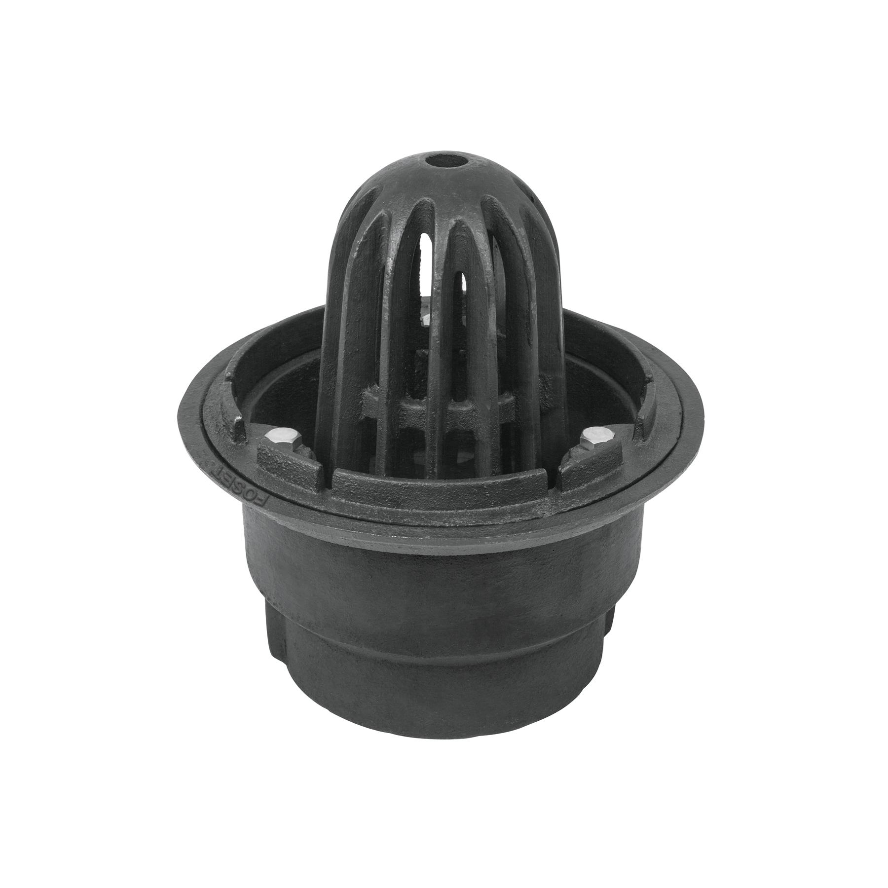 COLADERA DE HIERRO DE CÚPULA PARA AZOTEA, FOSET