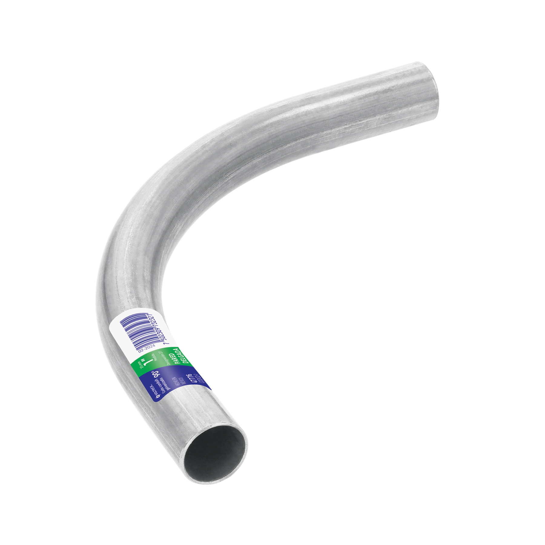 CODO CONDUIT 90° DE 1' GALVANIZADO PARED DELGADA ET. VERDE