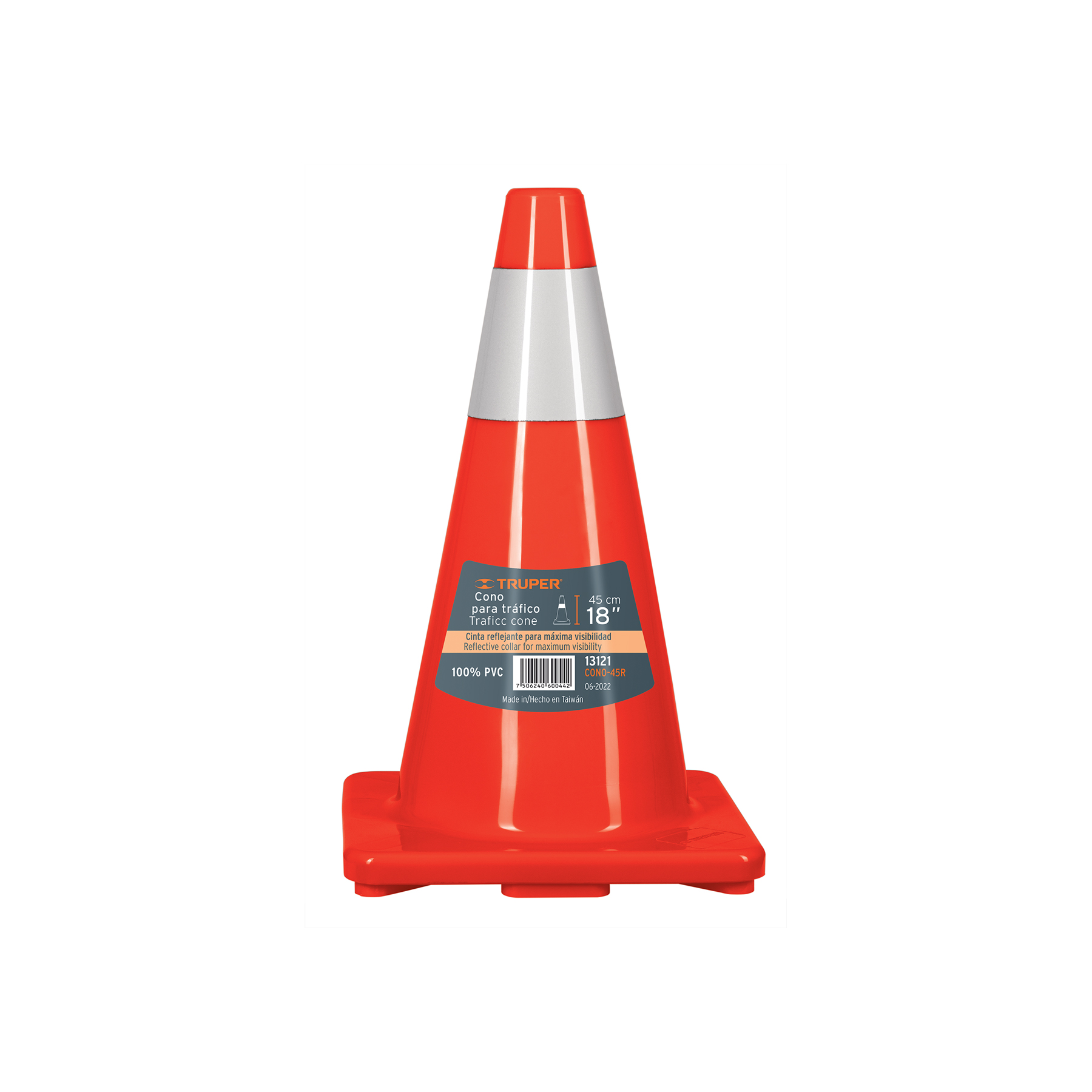 CONO DE PRECAUCIÓN DE 45 CM DE...
