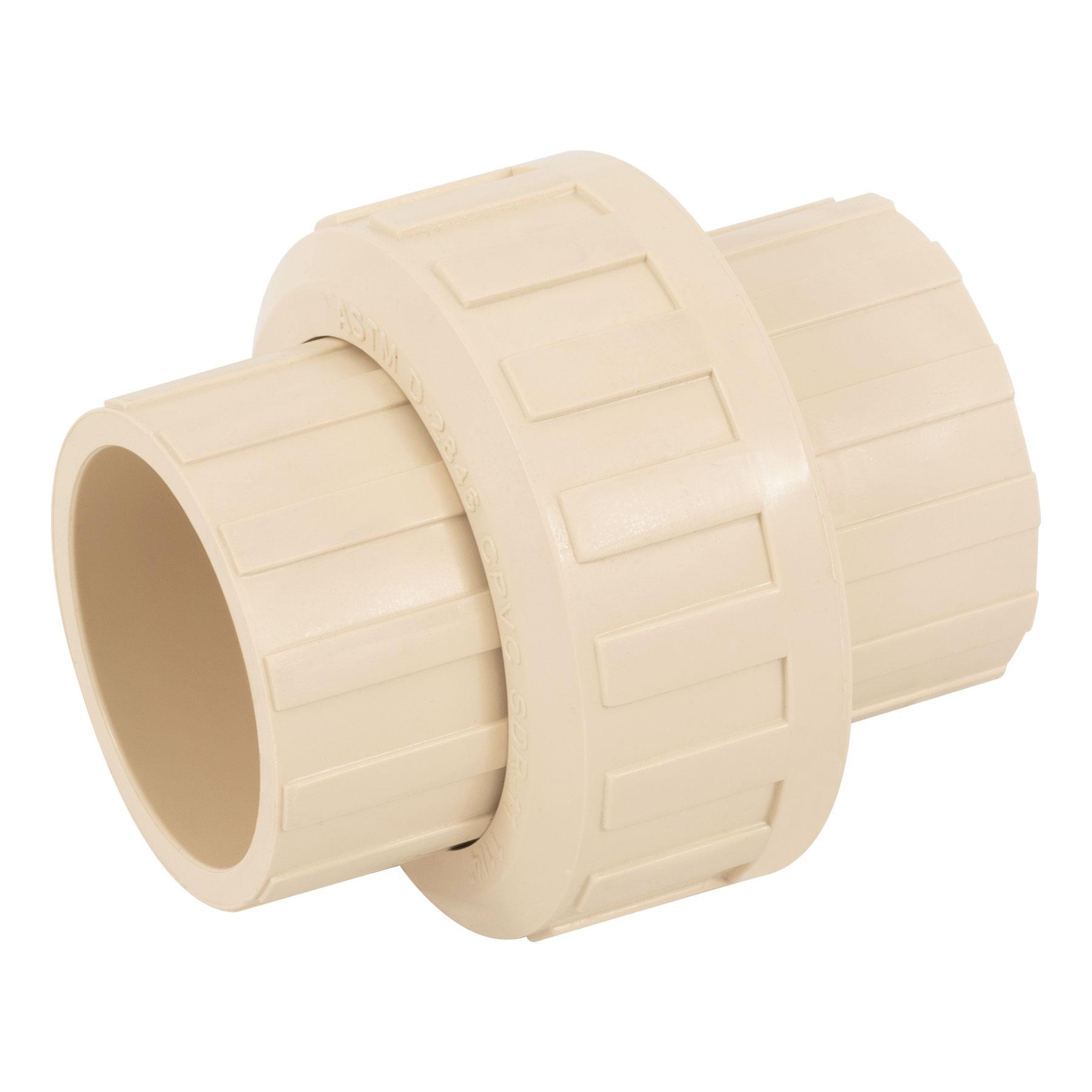 TUERCA UNIÓN LISA DE CPVC 1-1/2', FOSET