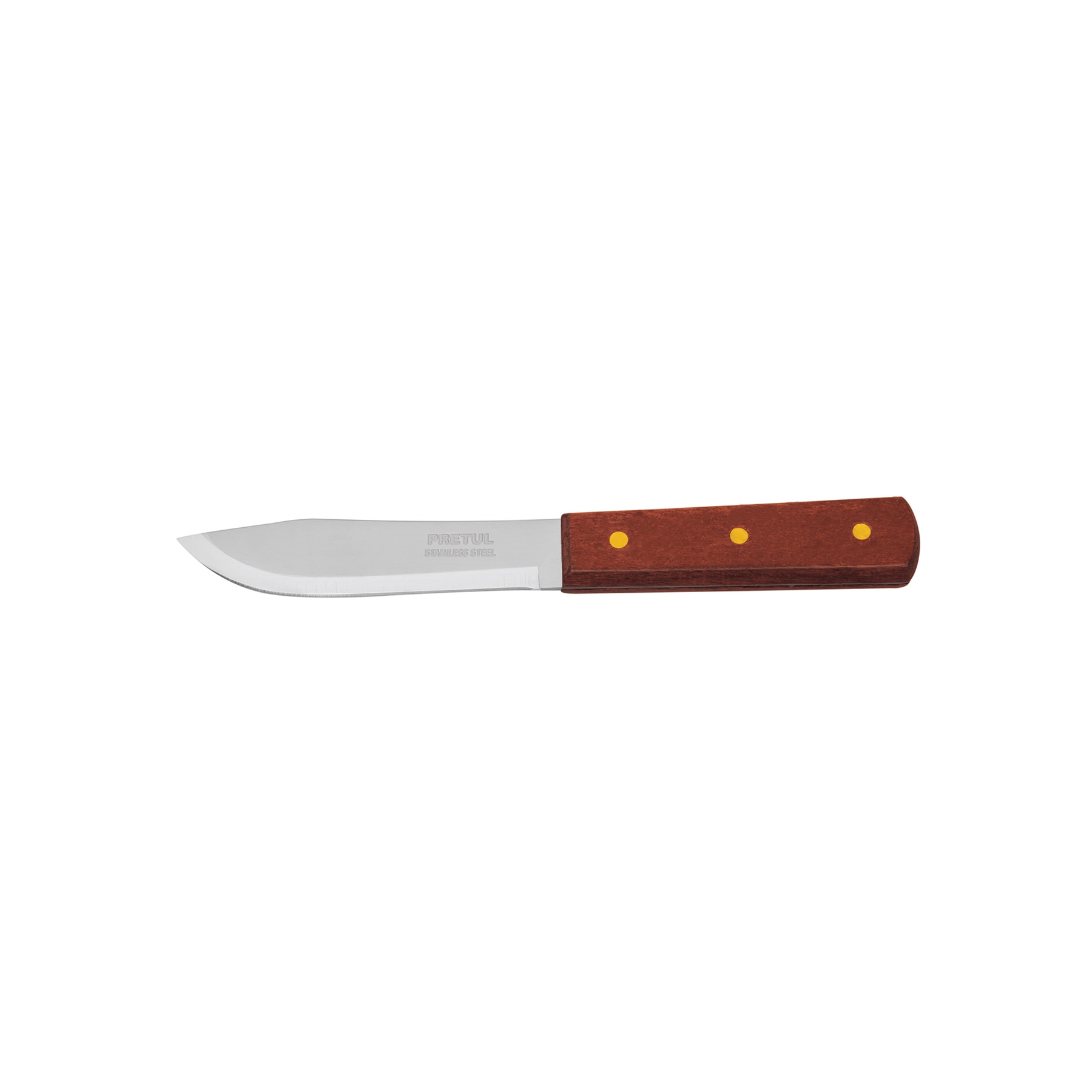 CUCHILLO CEBOLLERO 5' MANGO DE MADERA, PRETUL