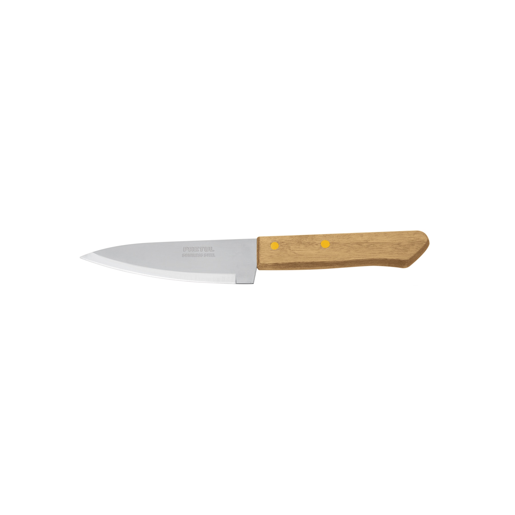 CUCHILLO DE CHEF 5' MANGO DE MADERA, PRETUL