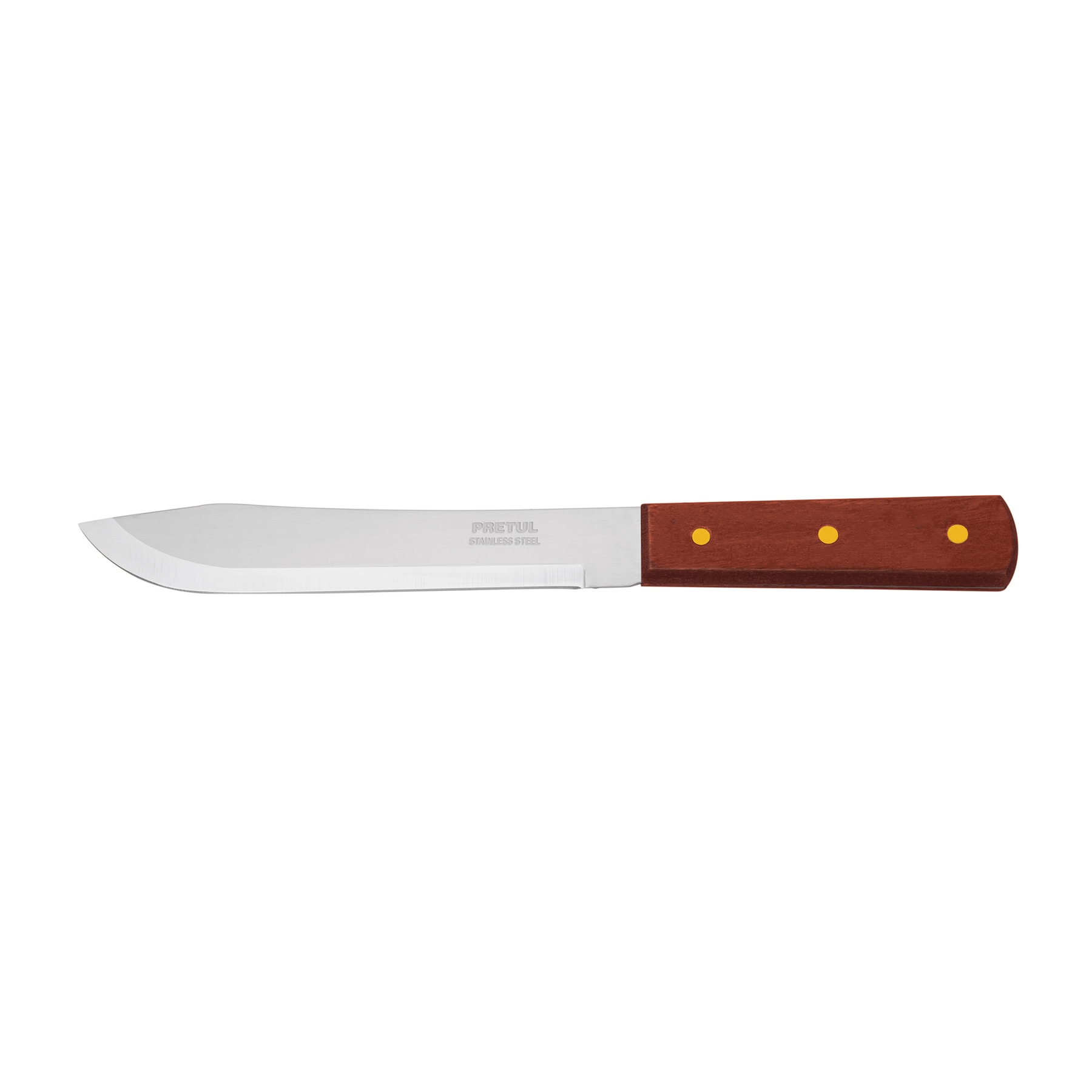 CUCHILLO CEBOLLERO 7' MANGO DE MADERA, PRETUL