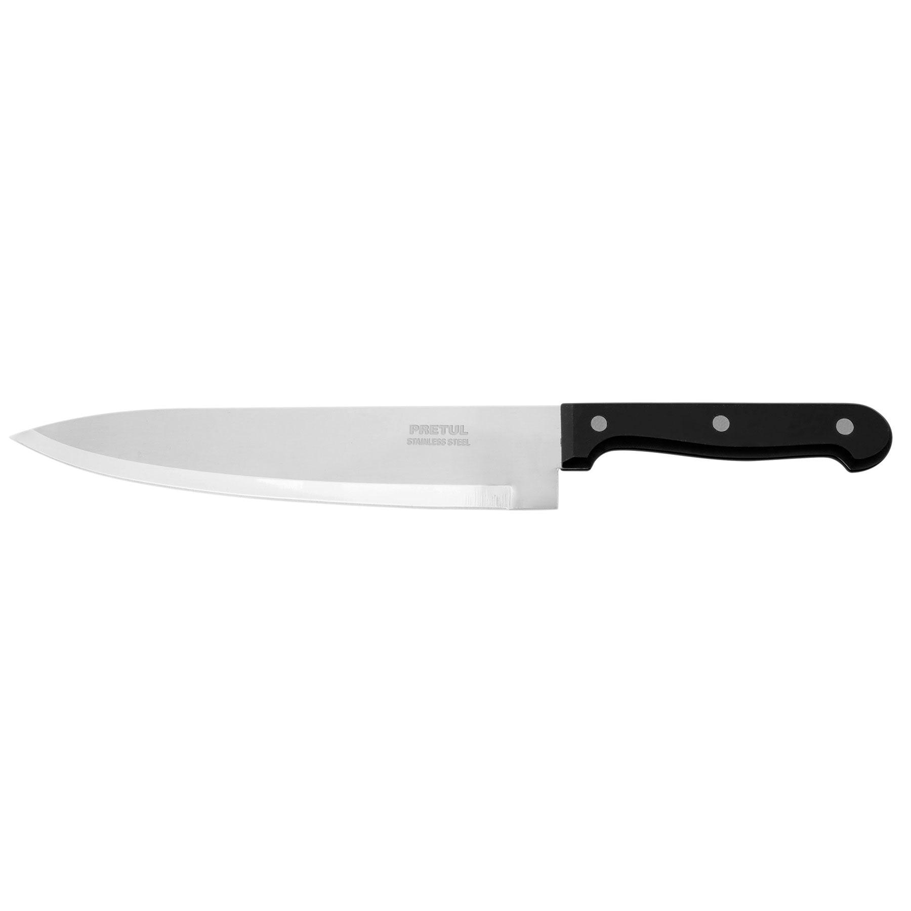 CUCHILLO DE CHEF 8' MANGO DE POLIPROPILENO, PRETUL