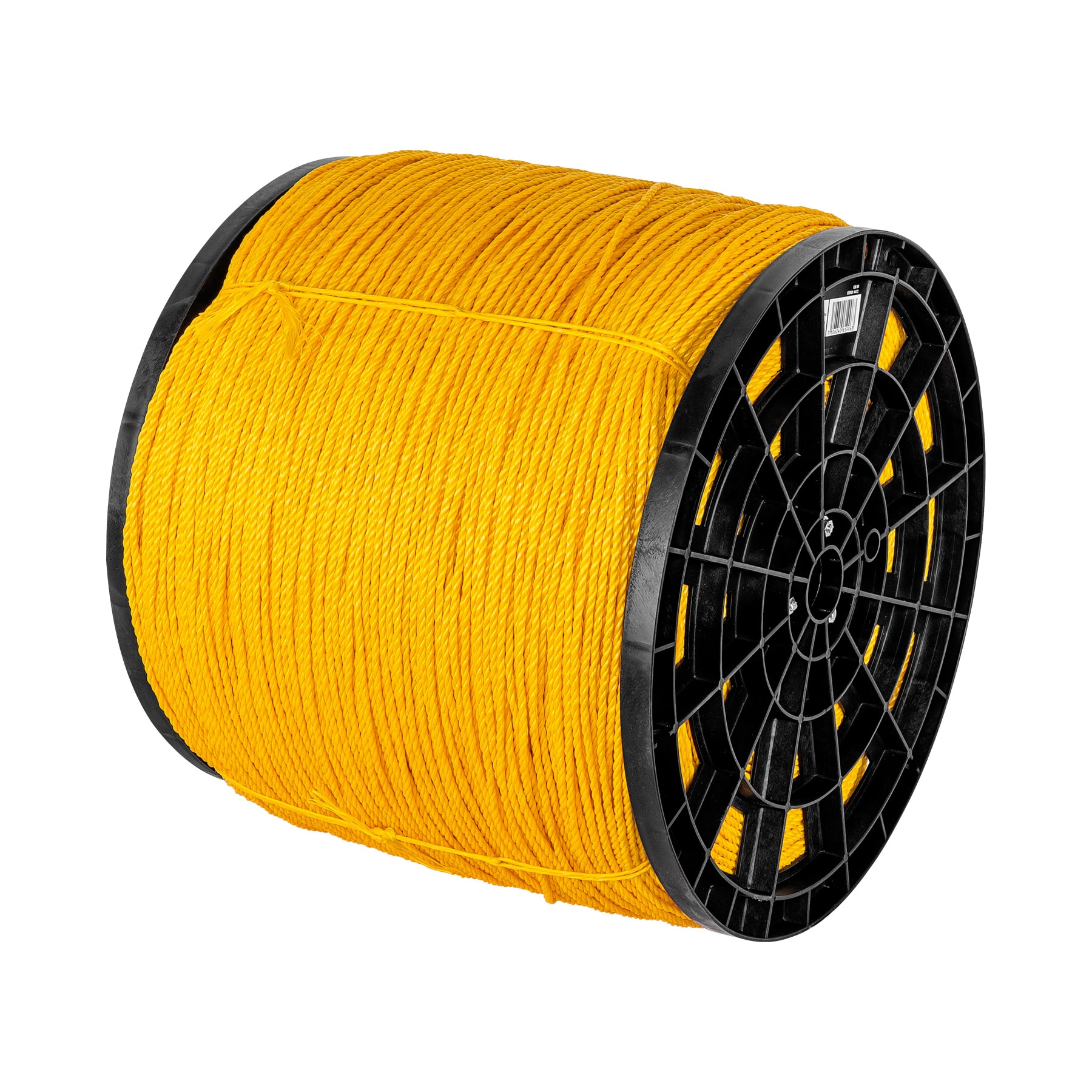KILO DE CUERDA AMARILLA DE POLIPROPILENO 4 MM, ROLLO 20 KG