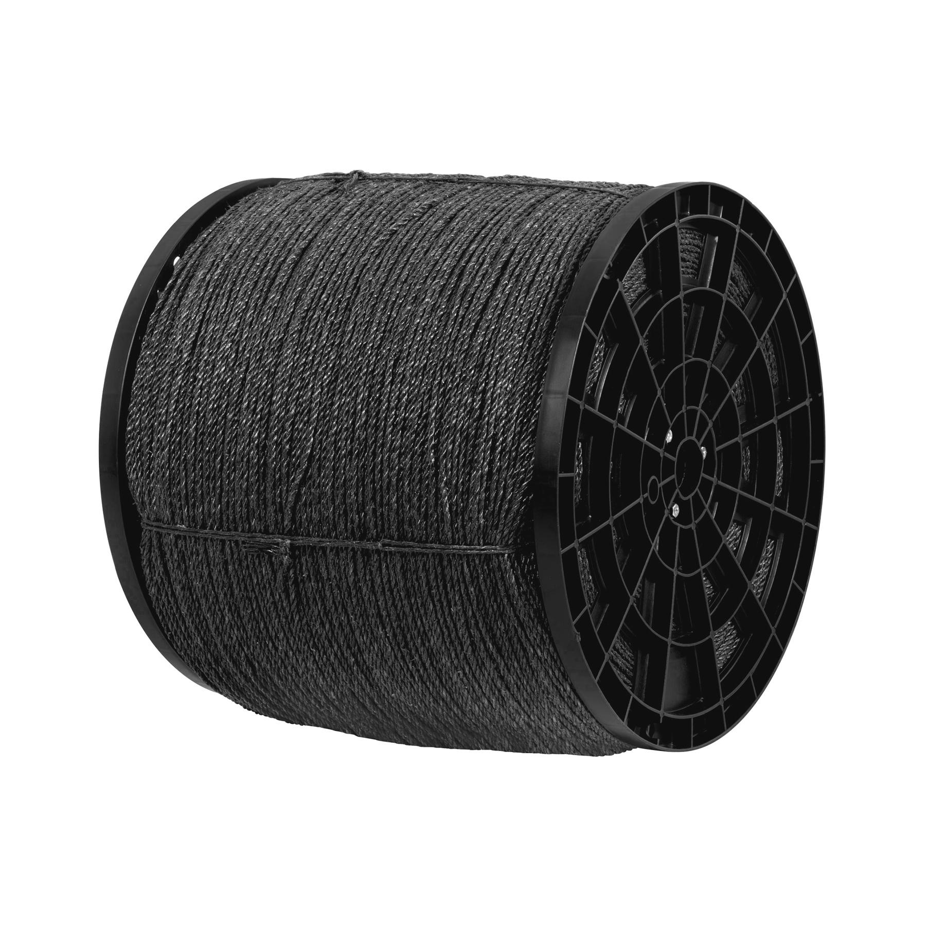 KILO CUERDA NEGRA PP 4 MM, ROLLO 20 KG