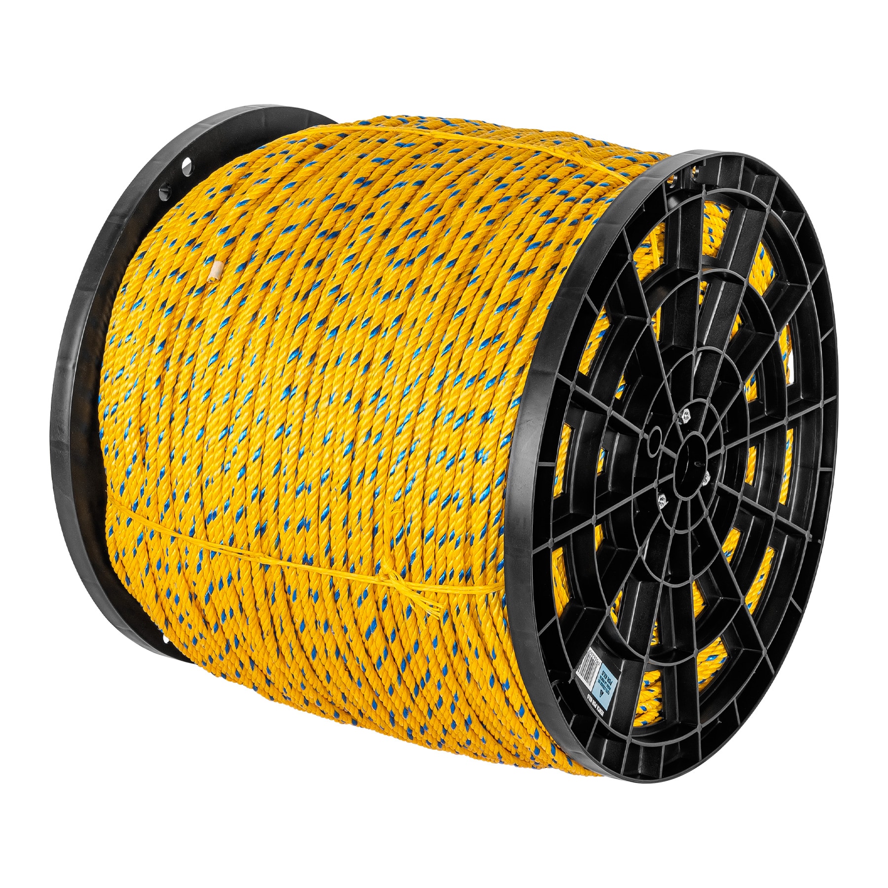 KILO DE CUERDA AMARILLA DE POLIPROPILENO 6 MM, ROLLO 20 KG