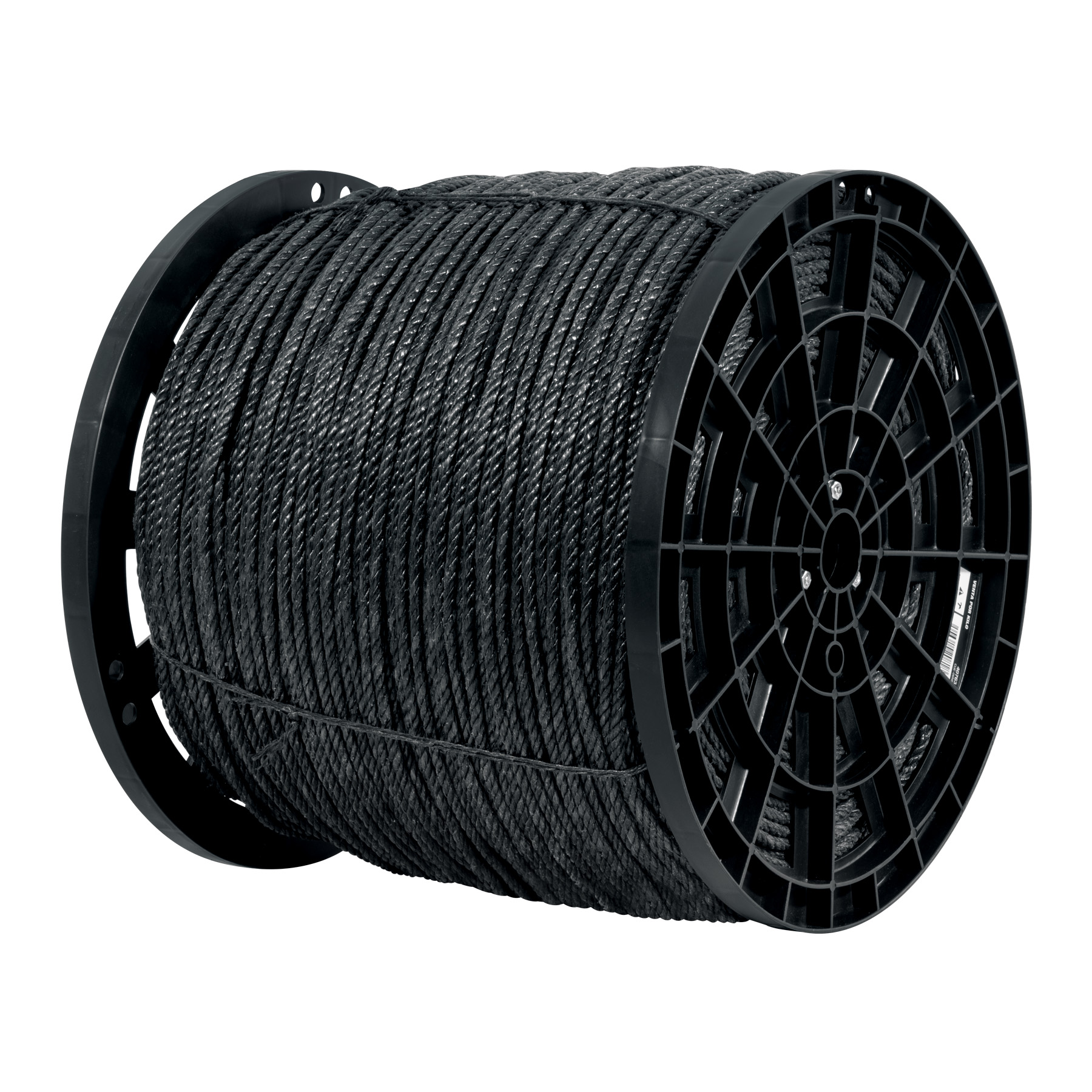 KILO CUERDA NEGRA PP 6 MM, ROLLO 20 KG