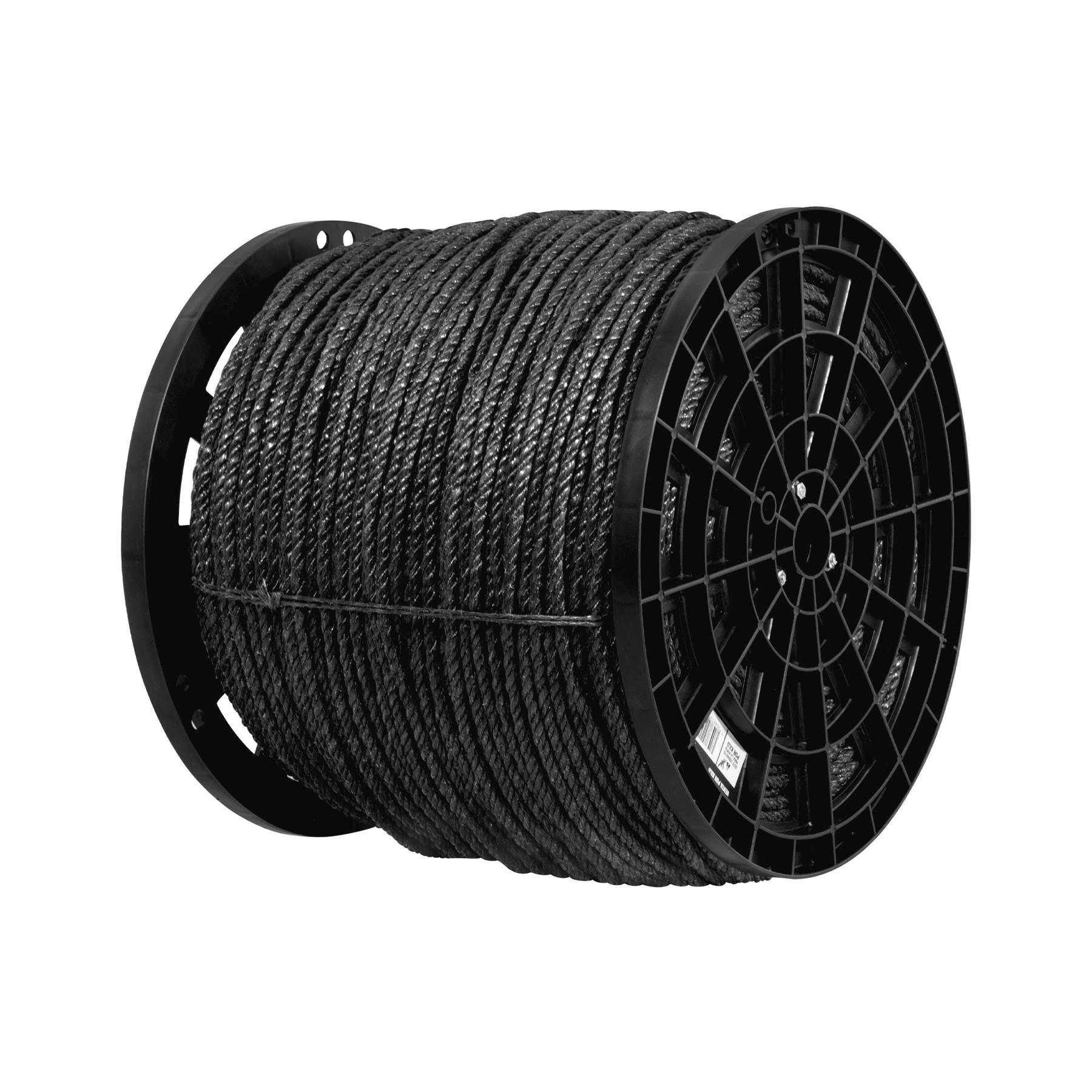 KILO CUERDA NEGRA PP 8 MM, ROLLO 20 KG