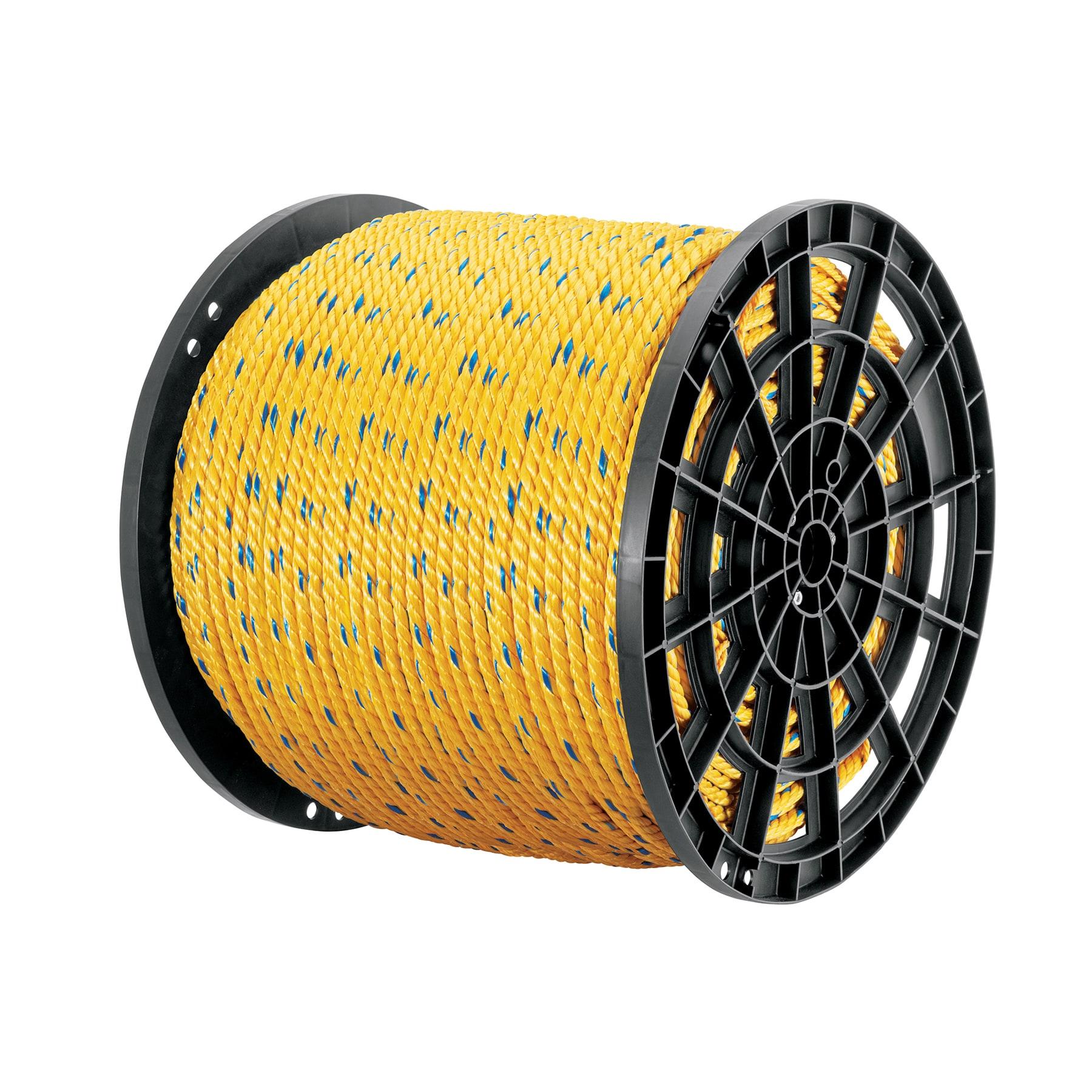 METRO DE CUERDA AMARILLA DE 13 MM EN ROLLO DE 390 M, FIERO