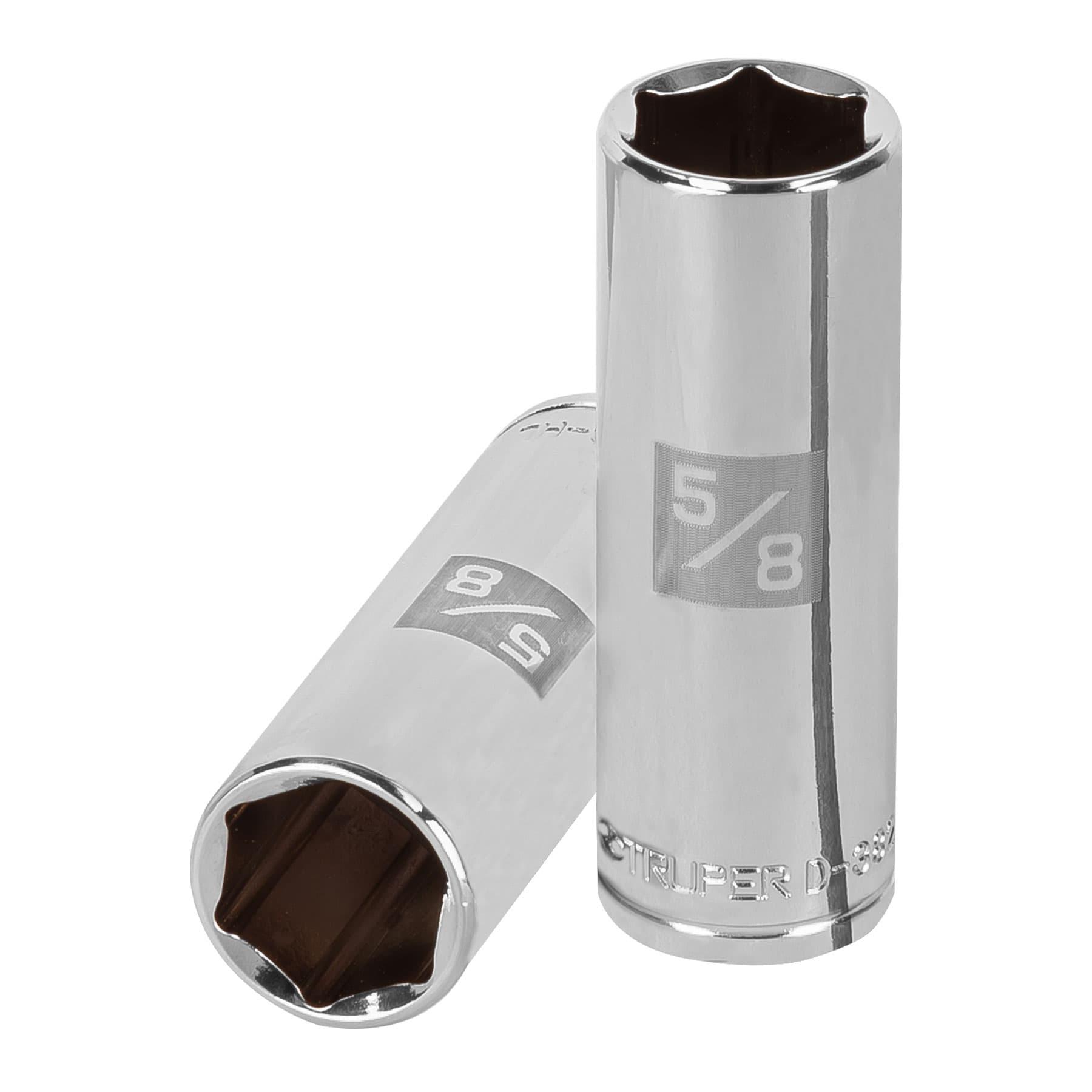 DADO LARGO DE 5/8', 6 PUNTAS, CUADRO 3/8', TRUPER