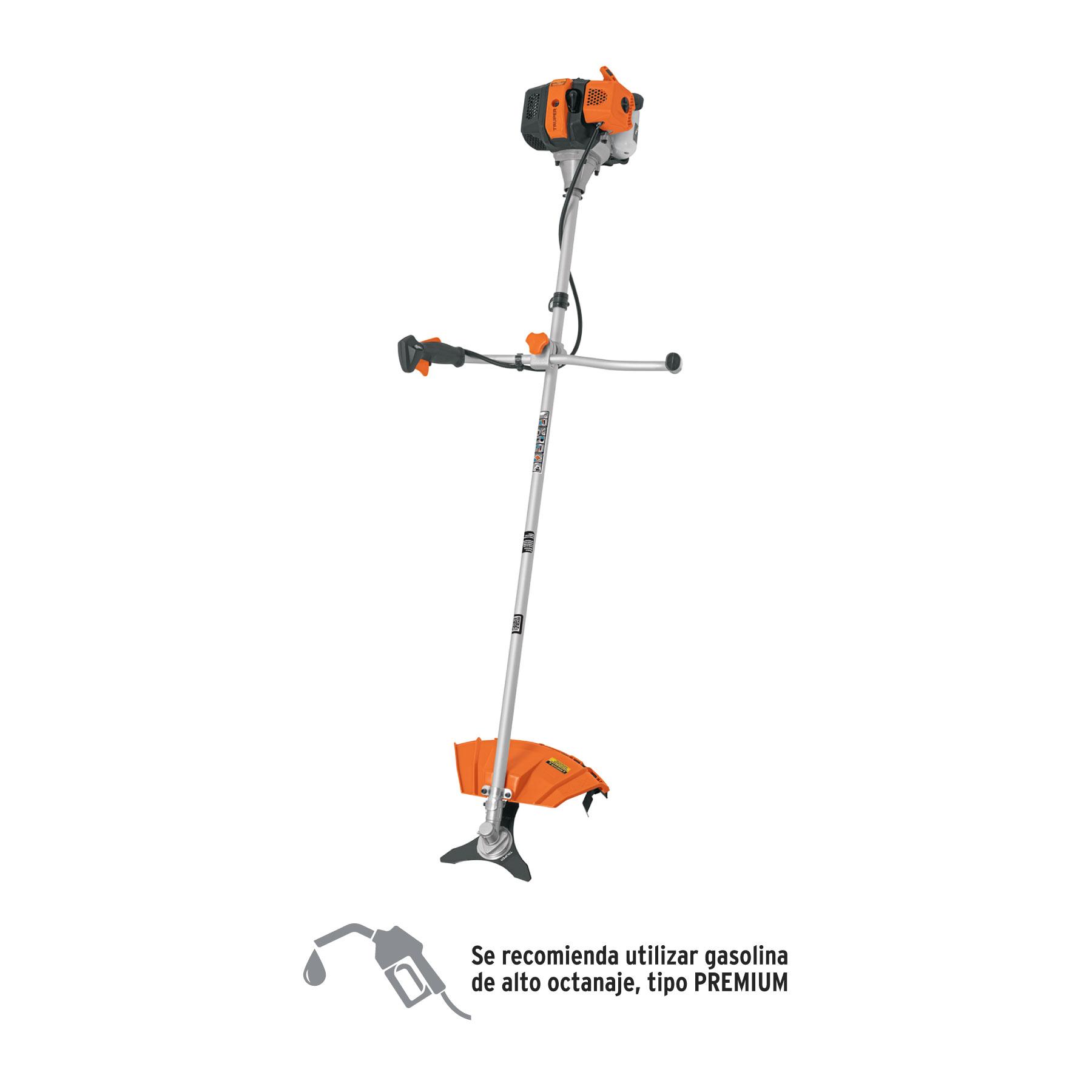 DESMALEZADORA A GASOLINA 43 CC MANGO 'BICI', 18' CORTE