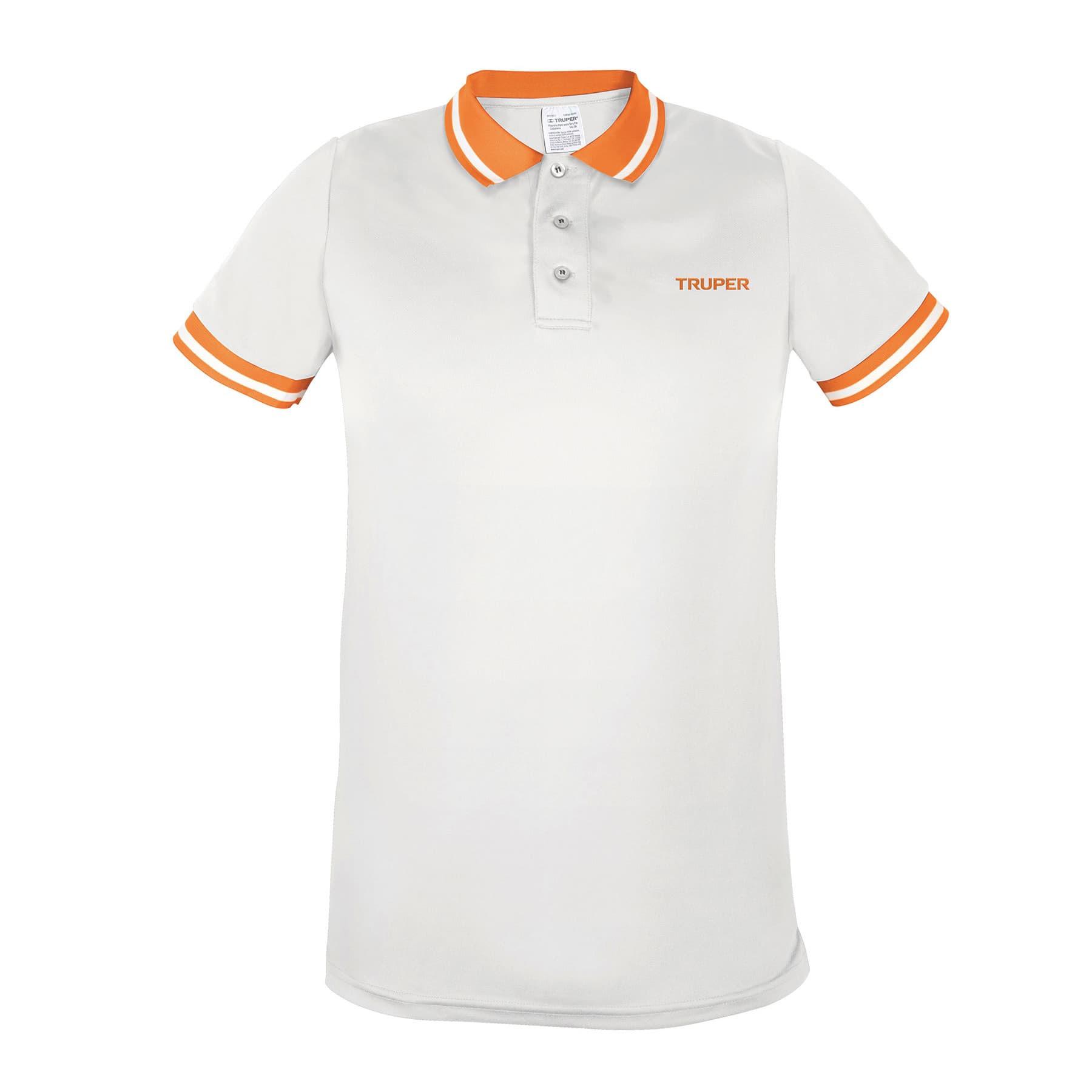 PLAYERA POLO PERFORMANCE BLANCA, PARA CABALLERO, TALLA G