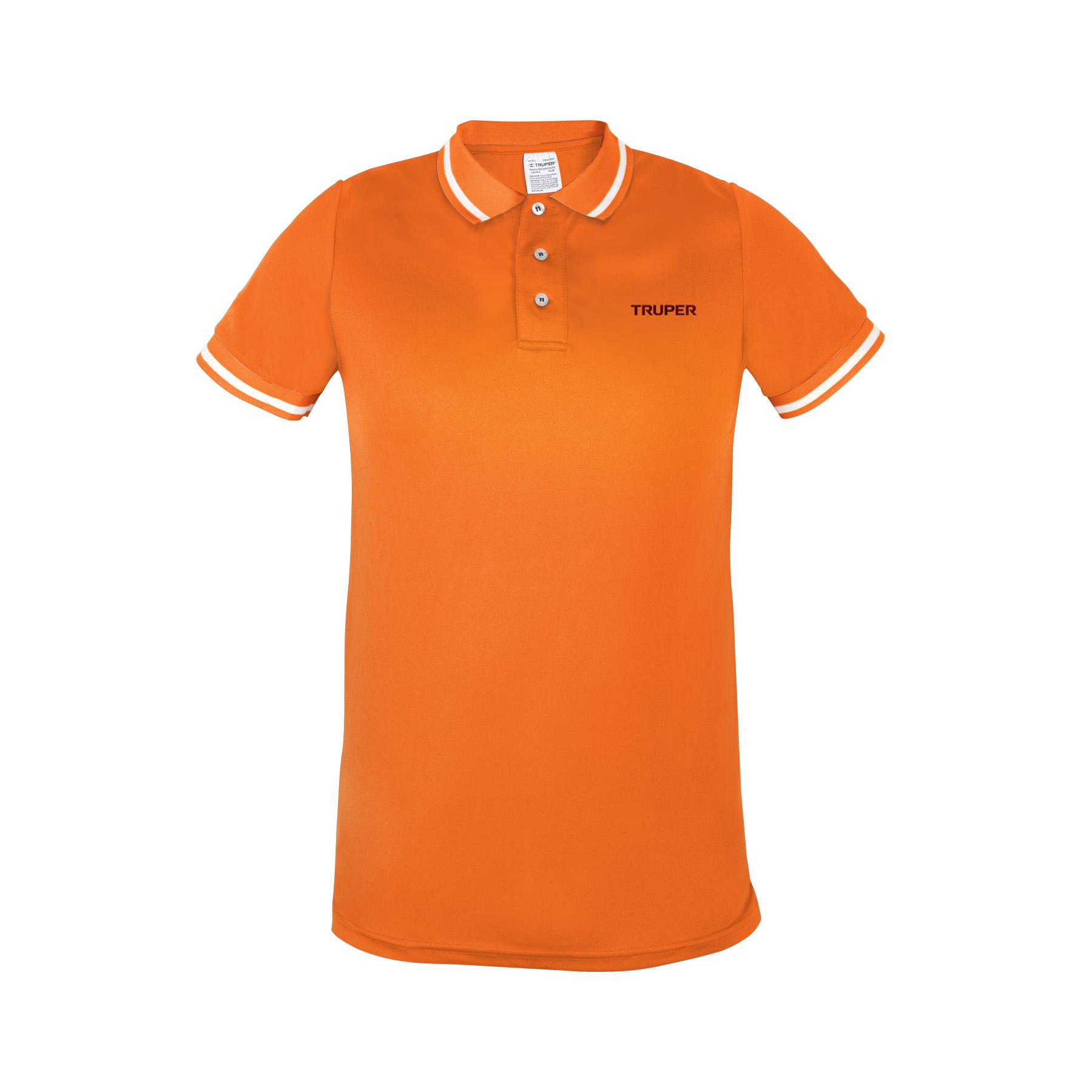 PLAYERA POLO PERFORMANCE NARANJA, PARA CABALLERO,TALLA CH