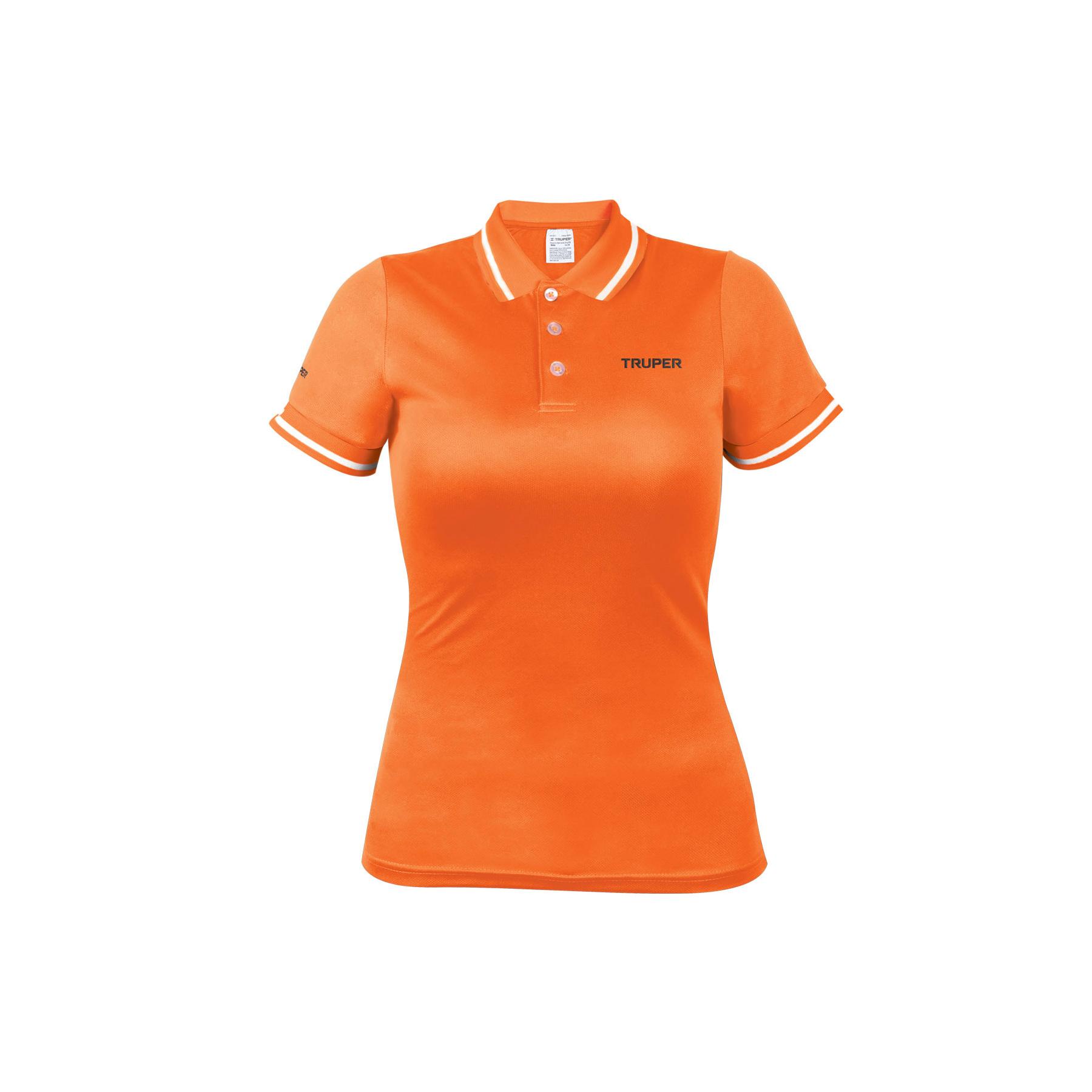 PLAYERA POLO PERFORMANCE NARANJA, PARA DAMA, TALLA M