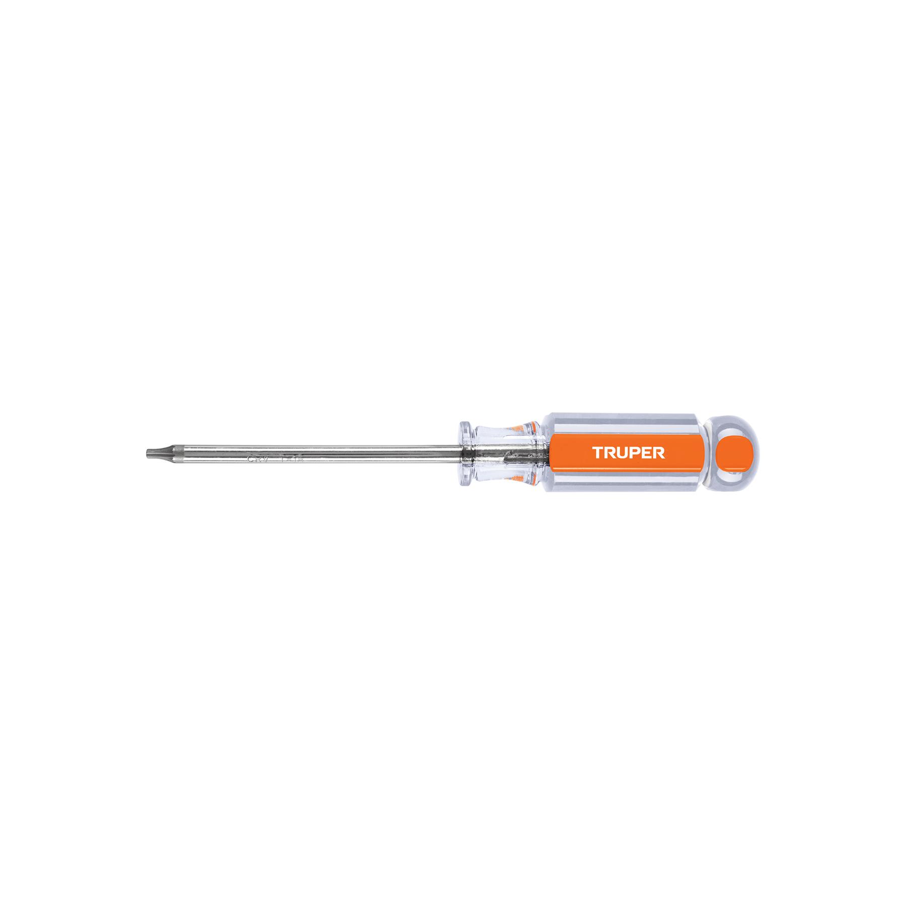DESARMADOR PUNTA TORX T 15 MANGO DE ACETATO, TRUPER