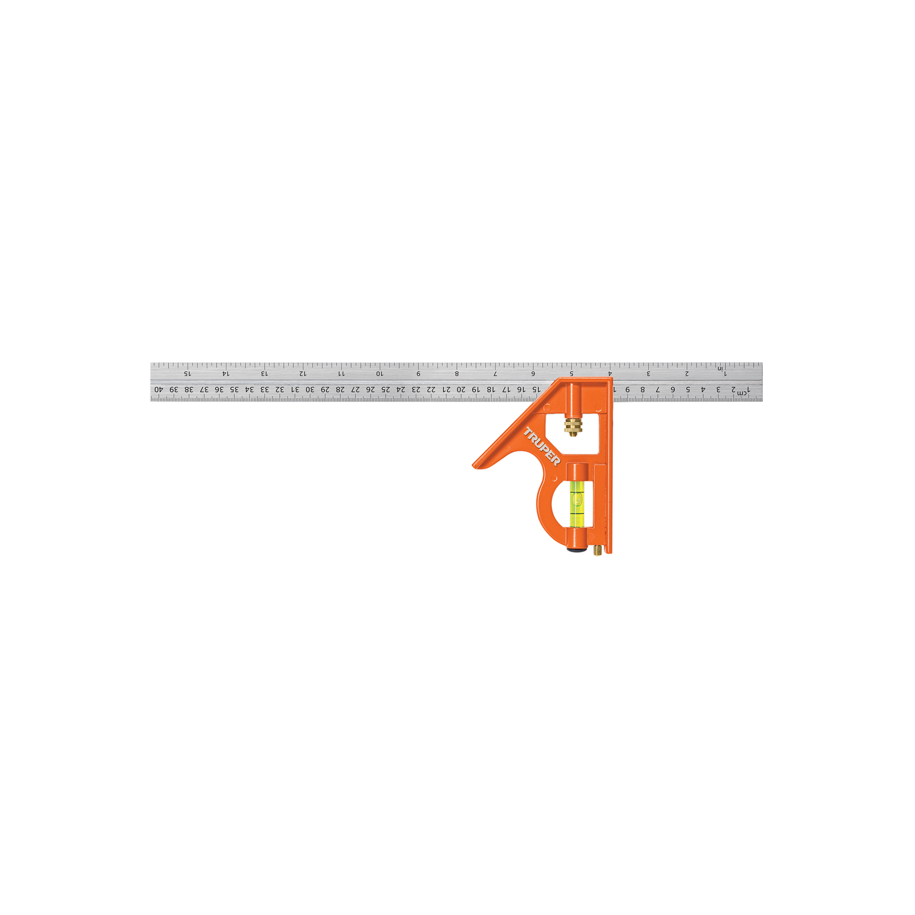 ESCUADRA 16' DE COMBINACIÓN CON PUNZÓN PARA MARCAR, TRUPER