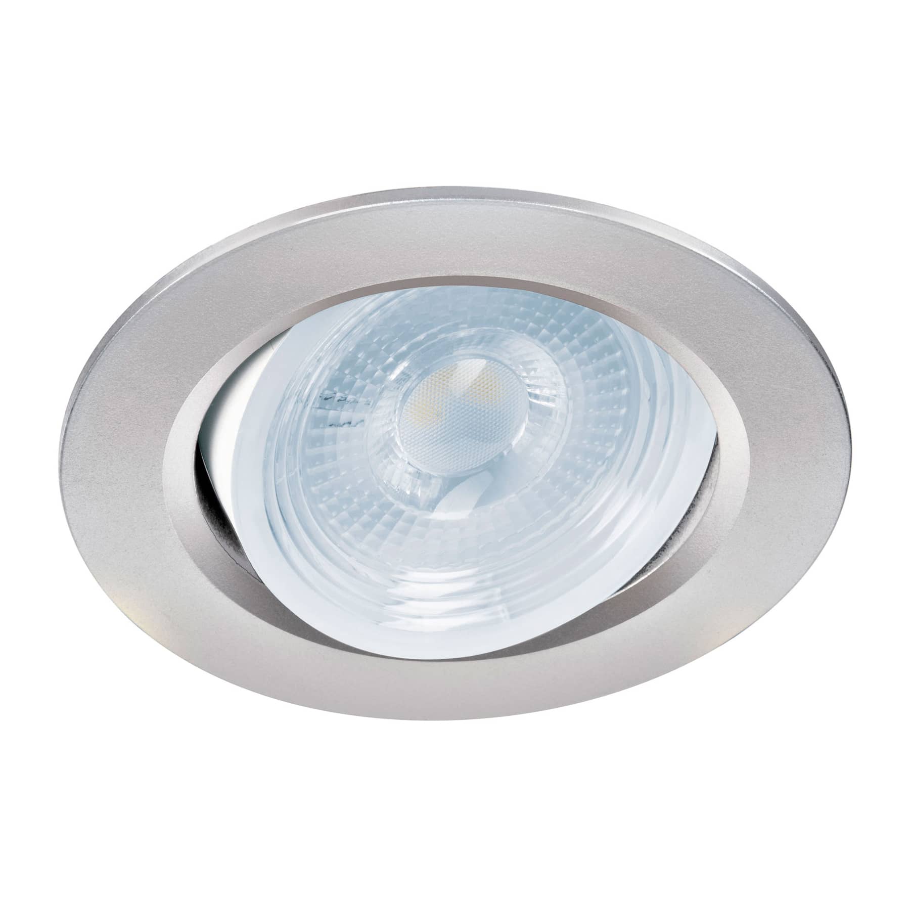LUMINARIO DE LED 5 W EMPOTRAR REDONDO CROMO SPOT DIRIGIBLE