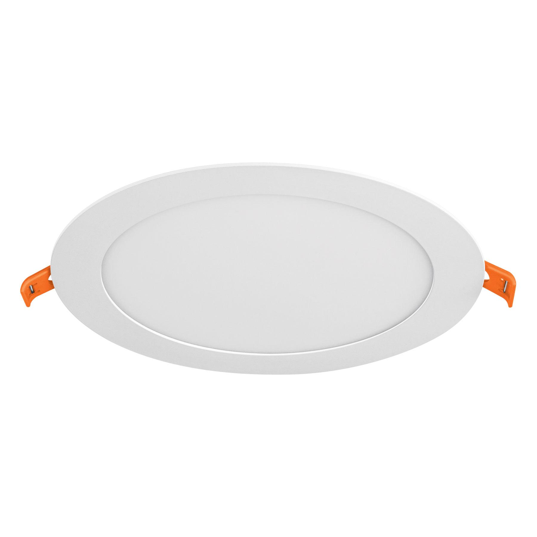 LUMINARIO ULTRA DELGADO LED 12 W EMPOTRAR REDONDO LUZ CÁLIDA